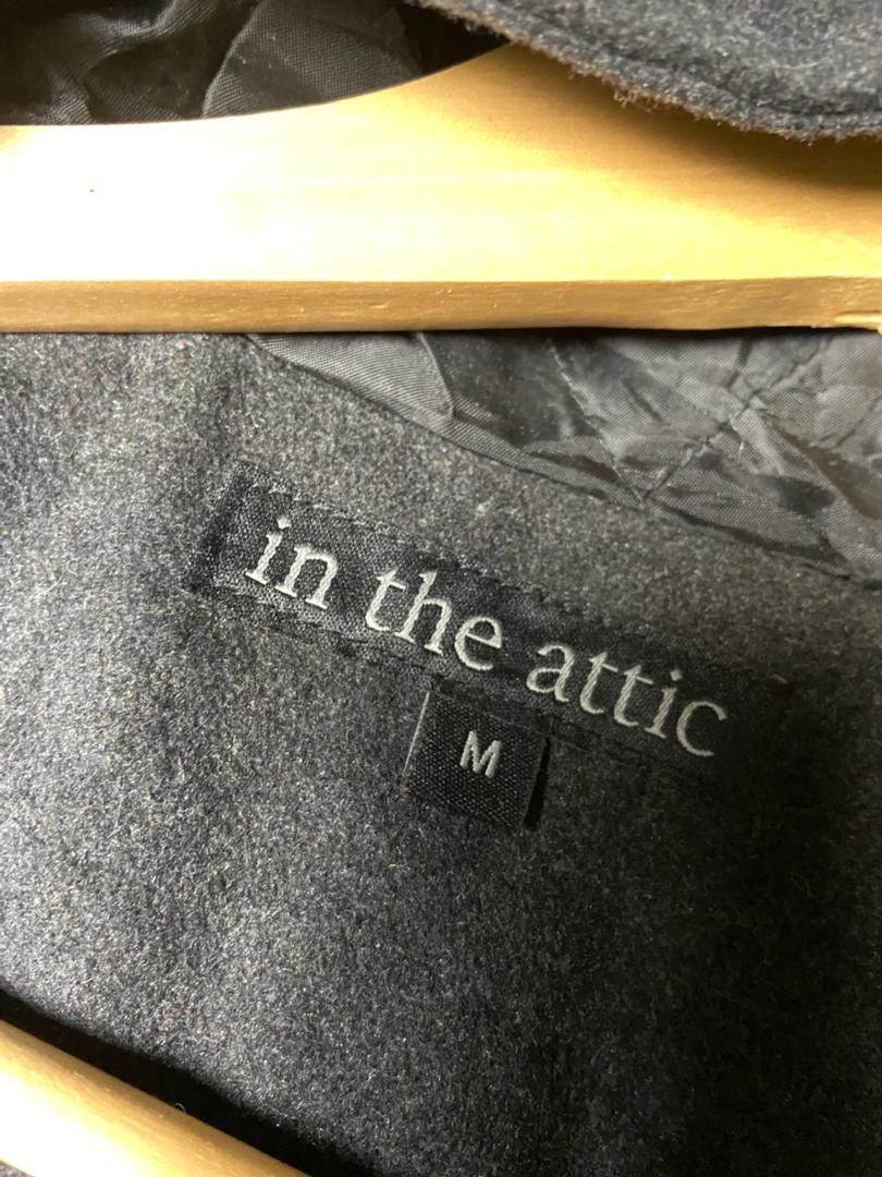 In The Attic Vintage In The Attic Button & Zip Wool Long Jacket (174) Size US M / EU 48-50 / 2 - 3 Thumbnail