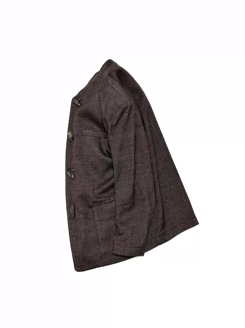 Issey Miyake issey miyake Collarless woolen coat with horn buttons Size US M / EU 48-50 / 2 - 2 Thumbnail