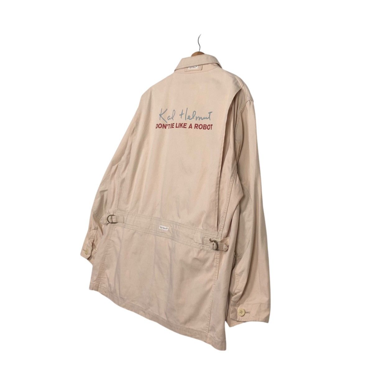Japanese Brand × Karl Helmut 📌Vintage Chore Worker Jacket Karl Helmut Big Logo Lining Size US L / EU 52-54 / 3 - 11 Thumbnail