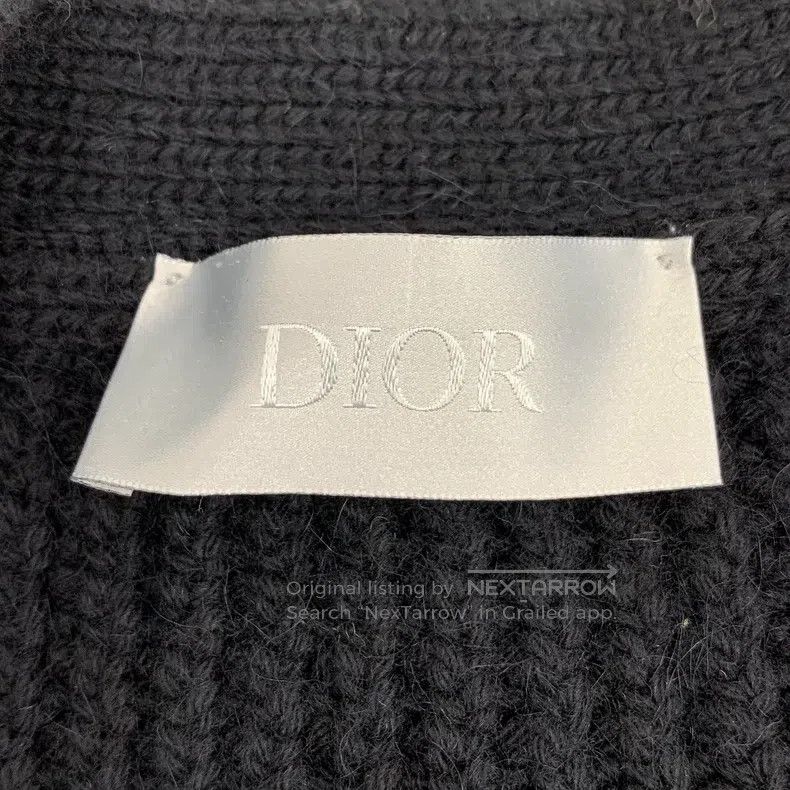 Dior Dior Black logo letter embroidery bee chain wool long-slee Size US M / EU 48-50 / 2 - 6 Thumbnail