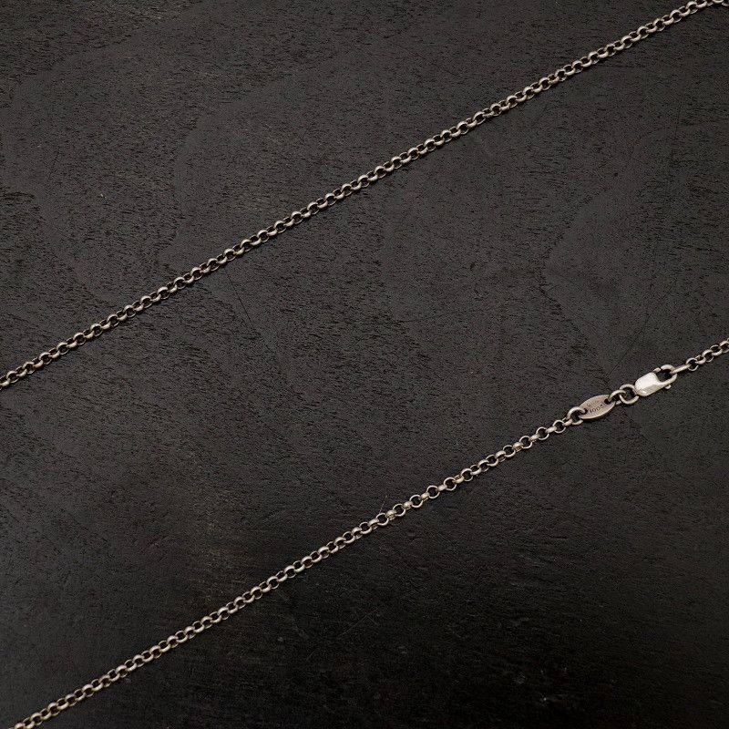 CHROME HEARTS R18 SILVER CHAIN NECKLACE 18 inch roller