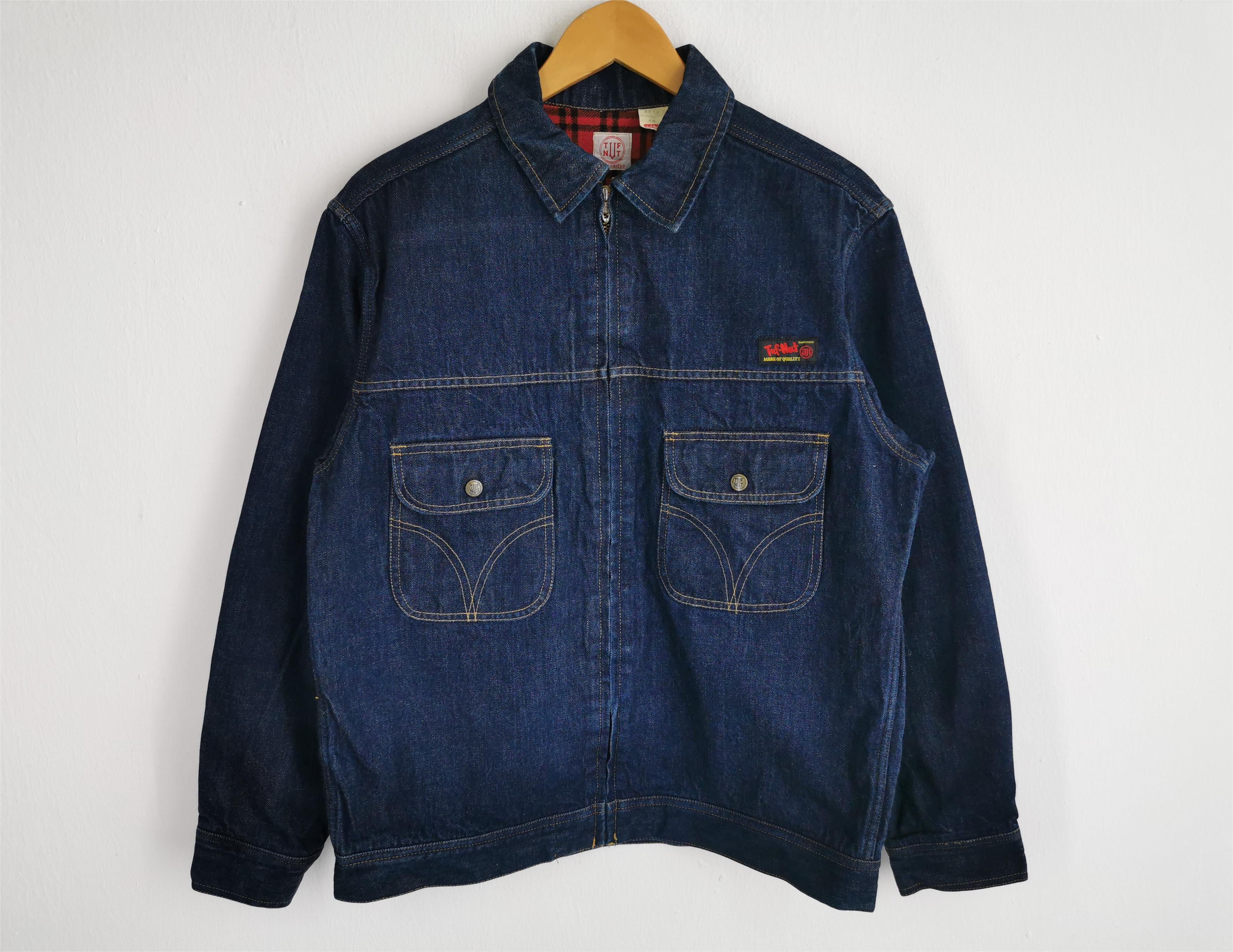Vintage Vintage 90's Tuf-Nut Selvedge Denim Jeans Jacket Size M Size US M / EU 48-50 / 2 - 2 Thumbnail