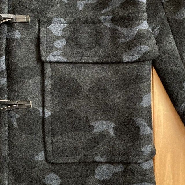 Bape BAPE Wool duffle coat black camo a bathing ape NIGO Size US L / EU 52-54 / 3 - 6 Thumbnail