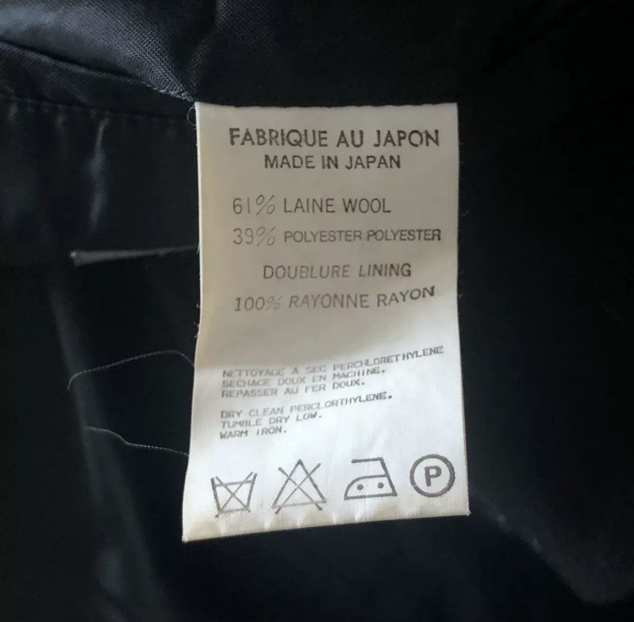 Yohji Yamamoto Yohji Yamamoto '97 Wax Man Reflective Suit 2412-Nextarrow Size 40S - 4 Thumbnail