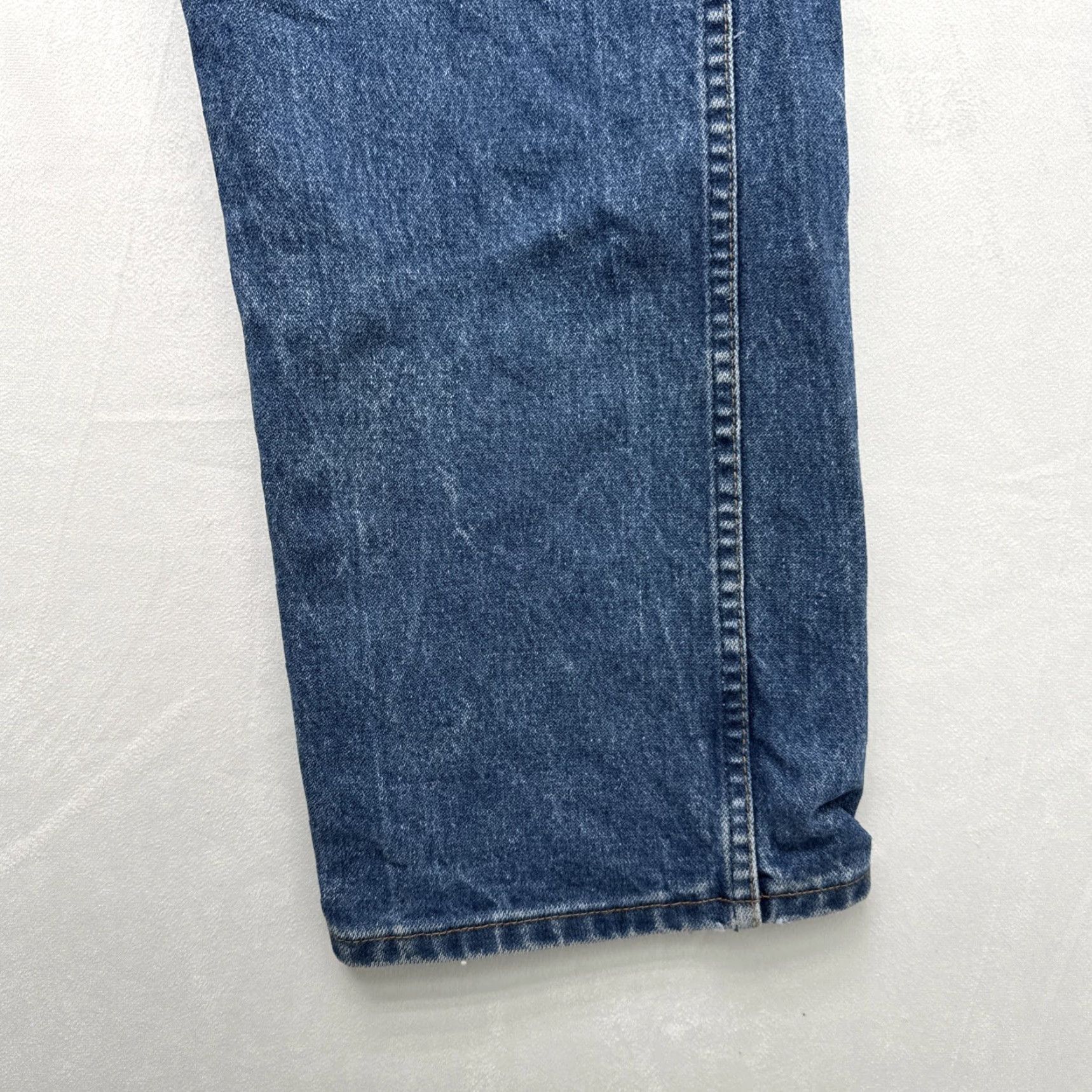 Wrangler Wrangler Flame Resistant Jeans Mens 38x32 Relaxed Fit HRC2 FR Workwear Pants Jeans Straight Mens Blue Cotton Denim FRM1WZ Fiesta Workwear Size US 38 / EU 54 - 5 Thumbnail