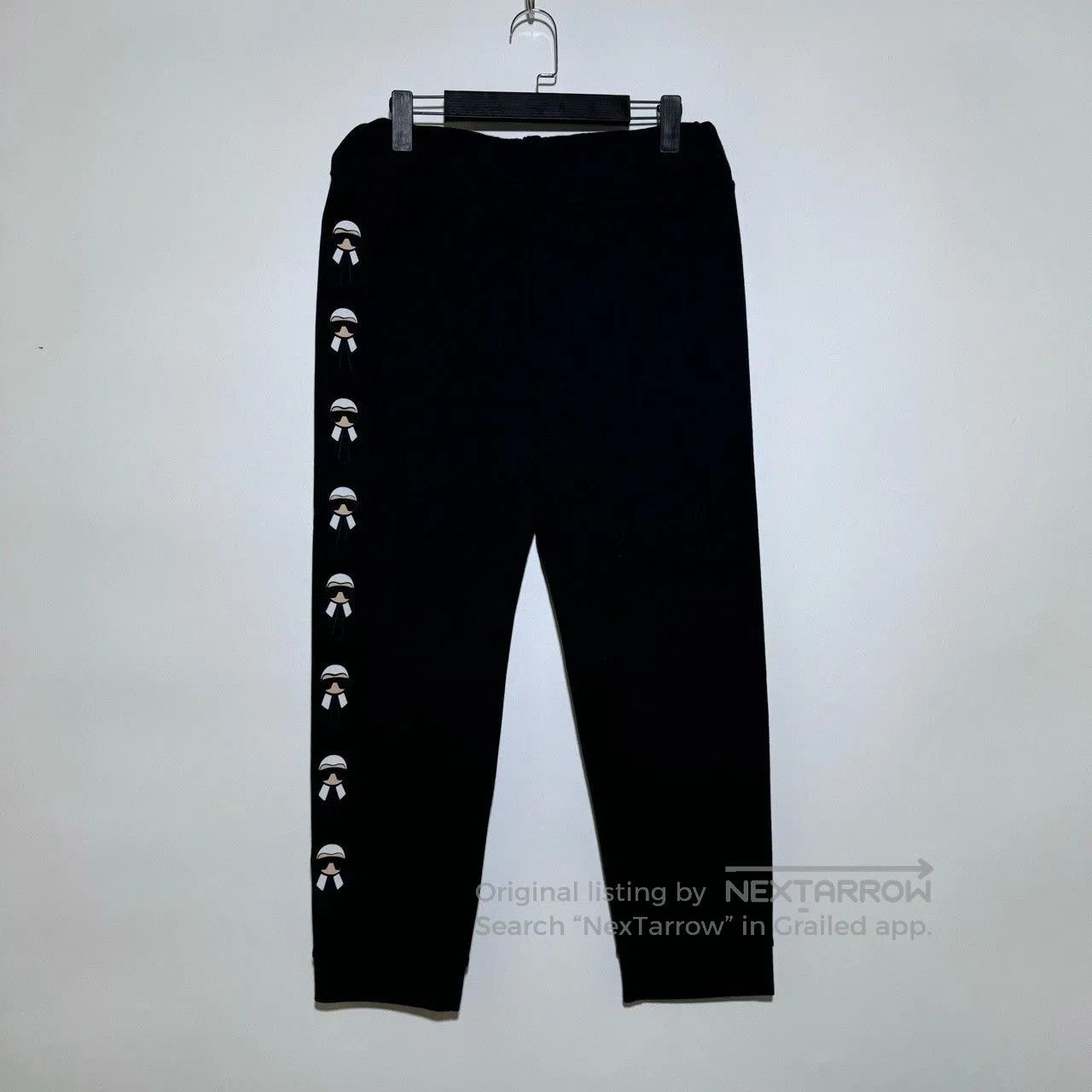 Fendi Fendi Karl Lagerfeld Logo Tape Track Pants. Size US 26 / EU 42 - 1 Thumbnail