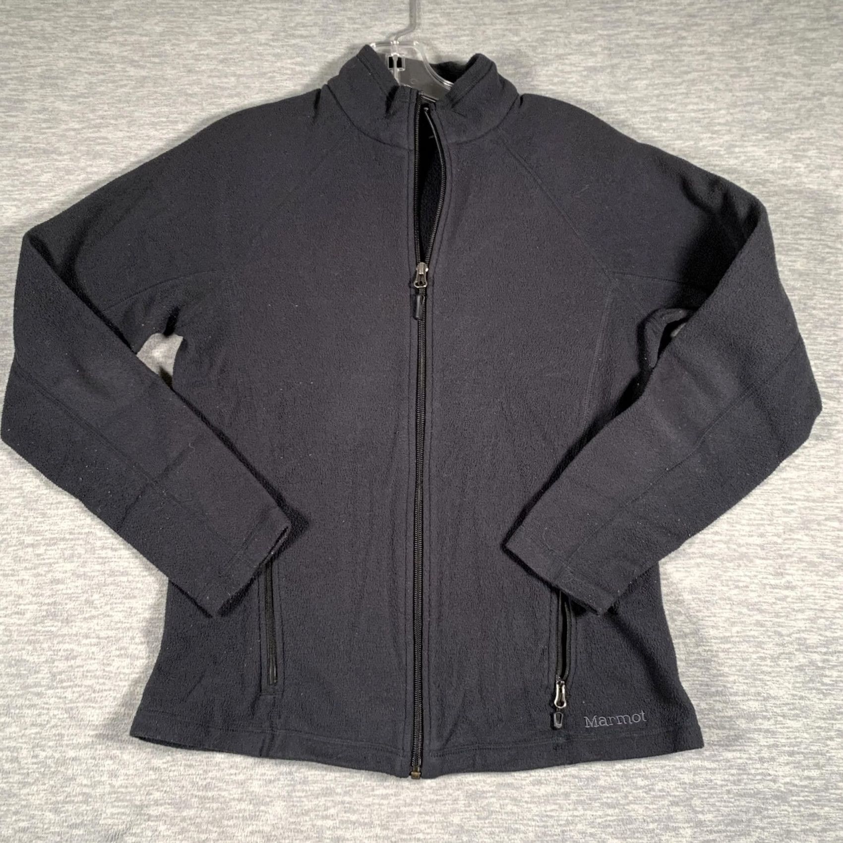 Marmot Marmot Jacket Womens Medium Black Fleece Full Zip Pockets Hiking Outdoor Size M / US 6-8 / IT 42-44 - 3 Thumbnail