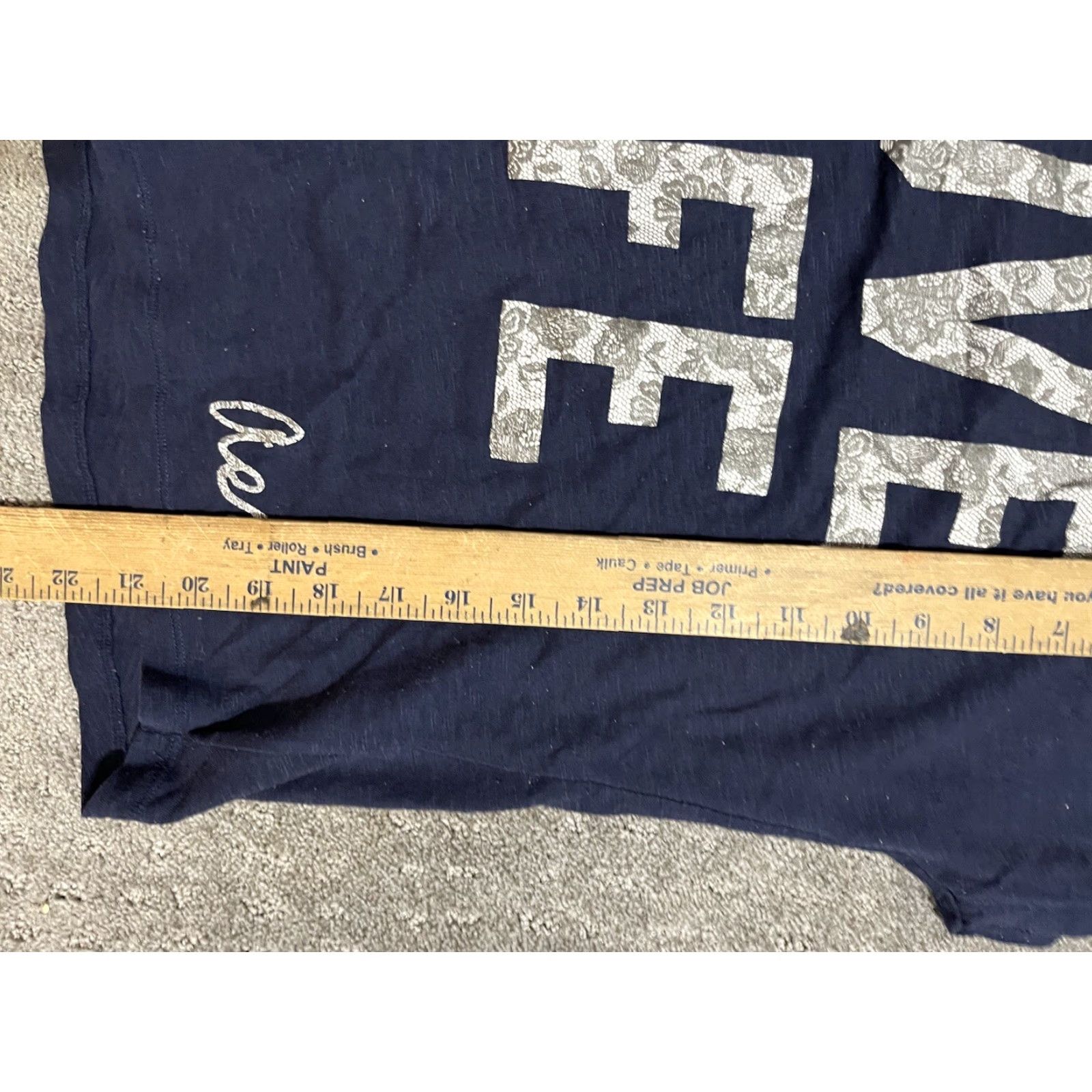 Aeropostale VINTAGE Aeropostale T-Shirt Navy Blue Short Sleeve Love Life XS Women Tee Graphic Cap Sleeve 90s Womens Size XS / US 0-2 / IT 36-38 - 5 Thumbnail
