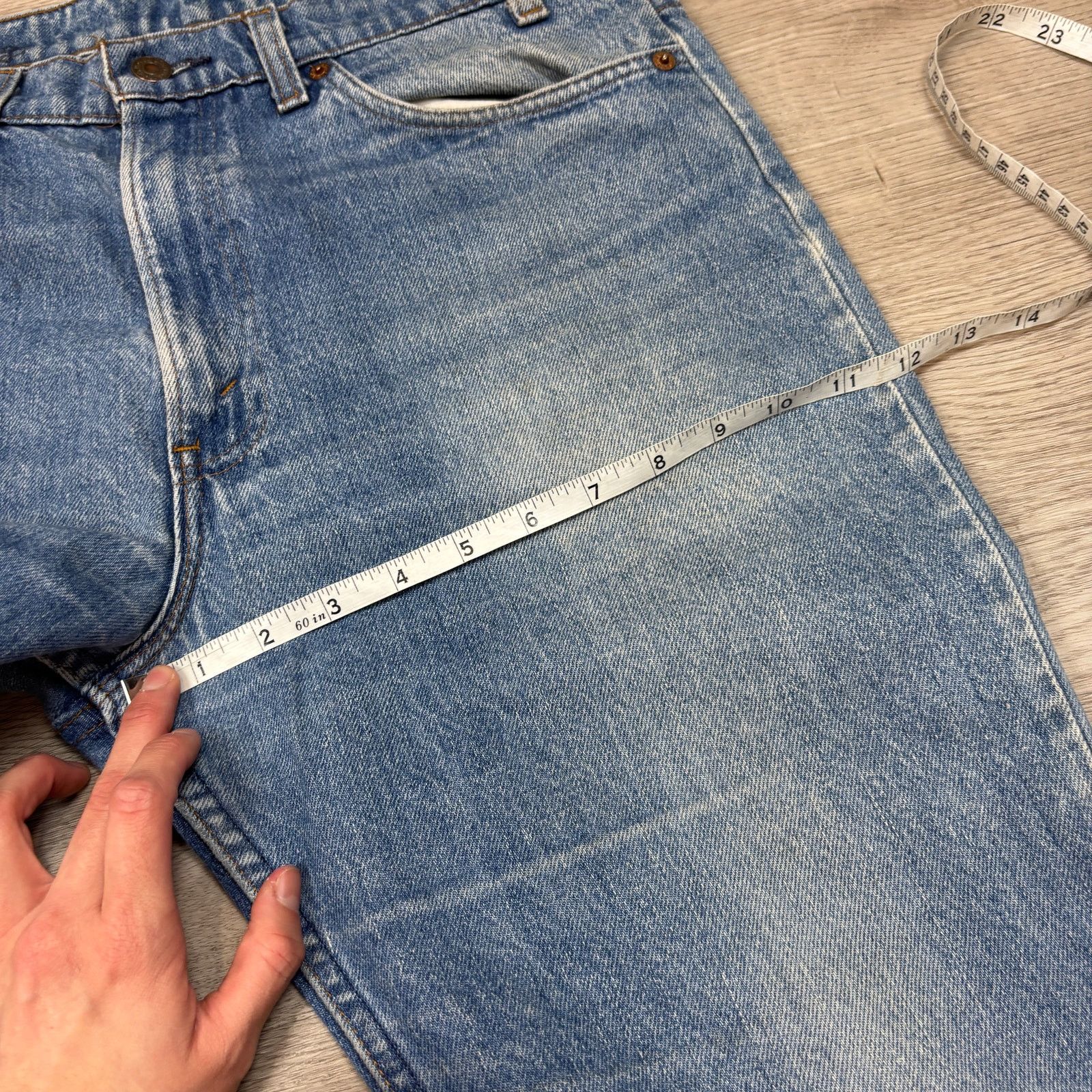 Levi's × Vintage Vintage 80s Levi's 40509-0215 Orange Tab Jeans Men's 33x29 Size US 33 - 6 Thumbnail