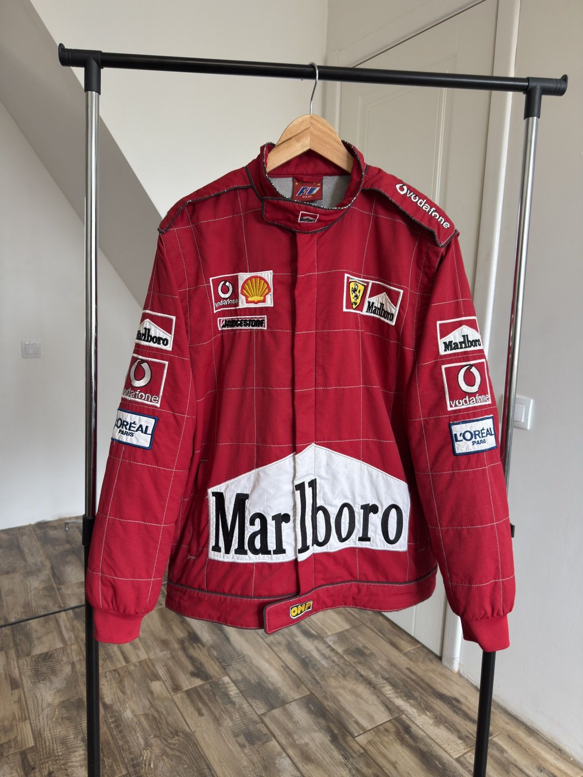 Ferrari Marlboro Ferrari Vintage Michael Schumaher Racing Jacket F1 Size US L / EU 52-54 / 3 - 1 Thumbnail