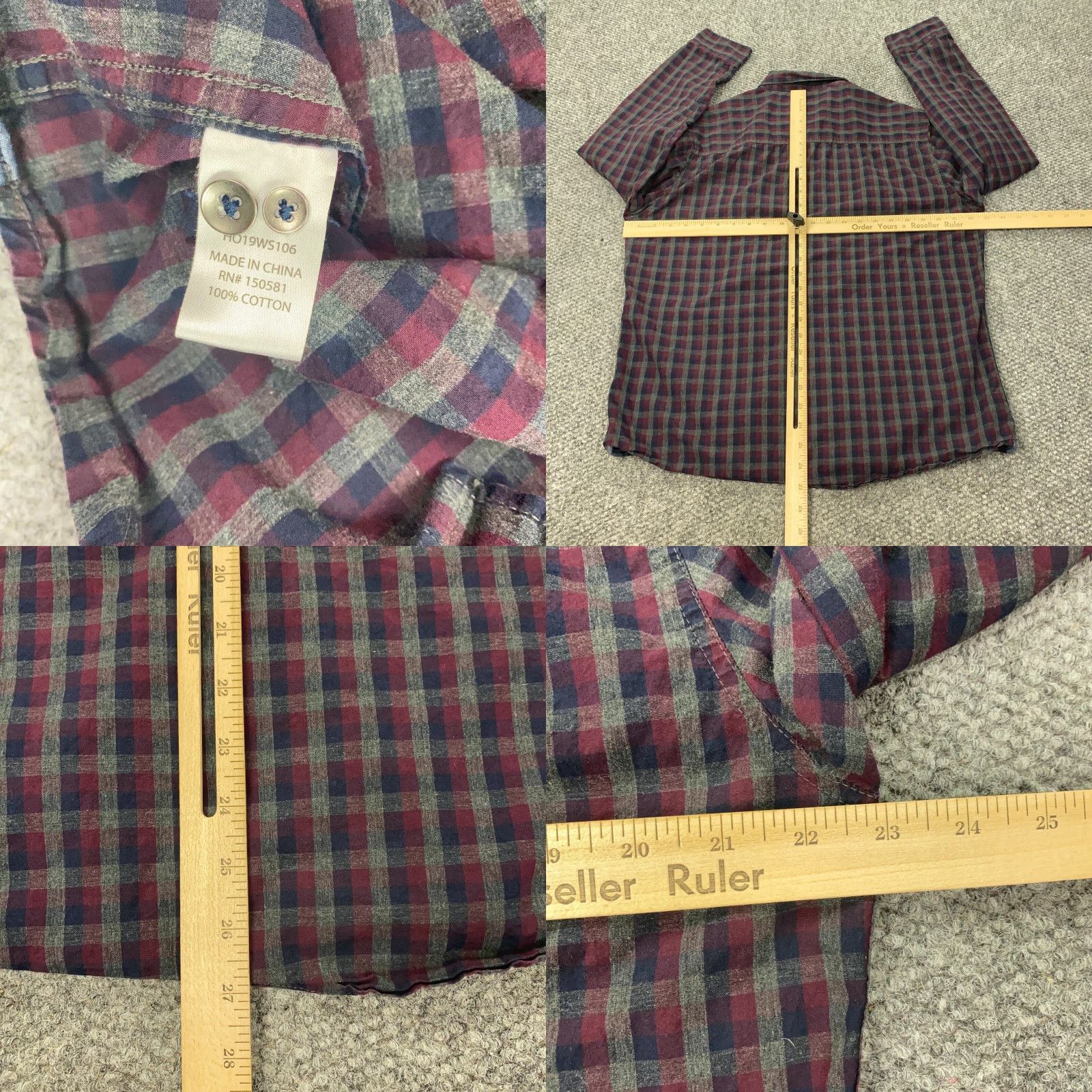 Flag & Anthem VINTAGE Flag & Anthem Flannel Shirt Mens Large Plaid Long Sleeve Size US L / EU 52-54 / 3 - 8 Thumbnail