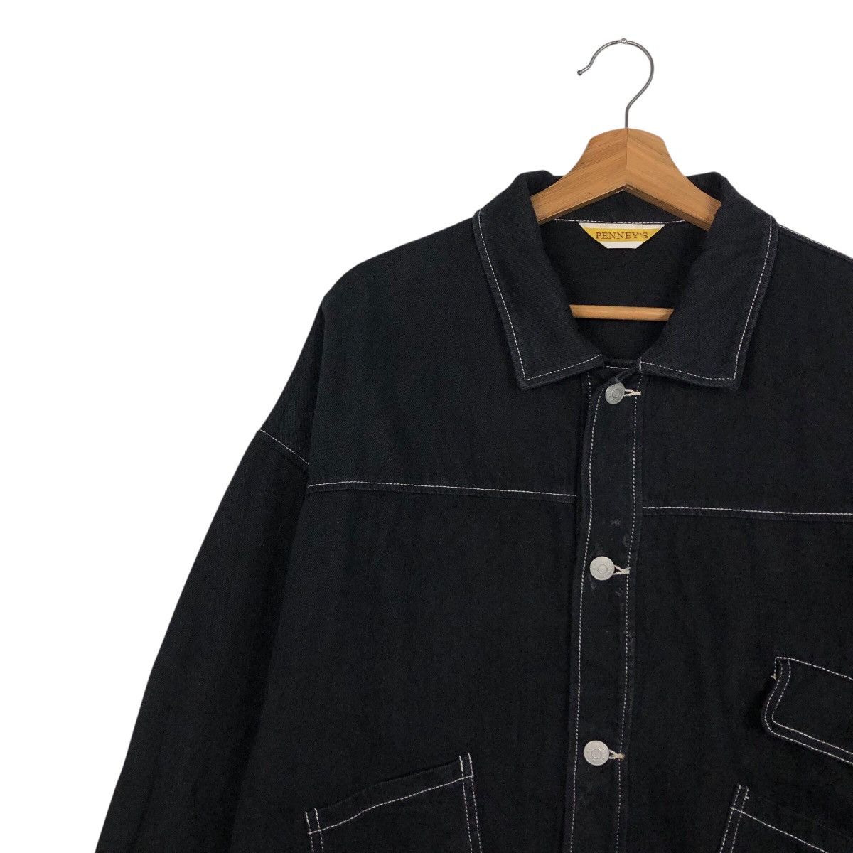 Japanese Brand 📌Vintage Biker Jacket Trucker Penny's Issey Miyake Size US M / EU 48-50 / 2 - 8 Thumbnail