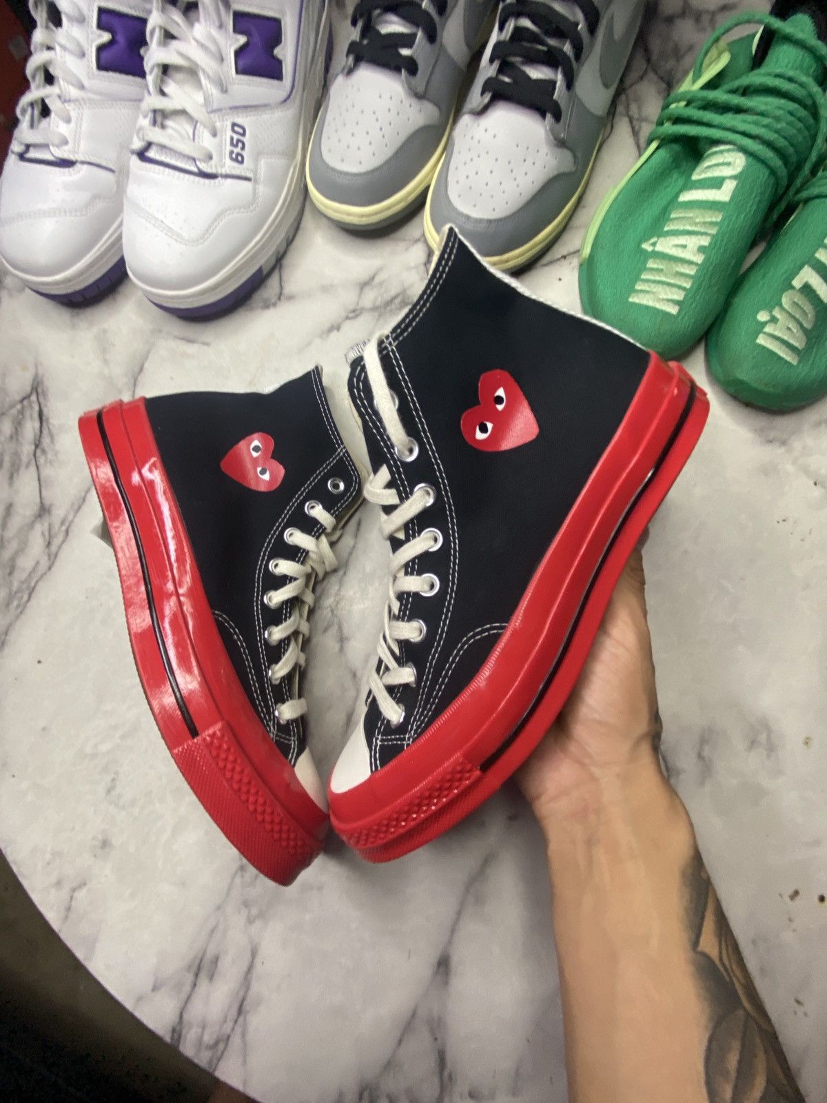 Comme des Garcons CDG converse black new Size US 8 / EU 41 - 1 Thumbnail