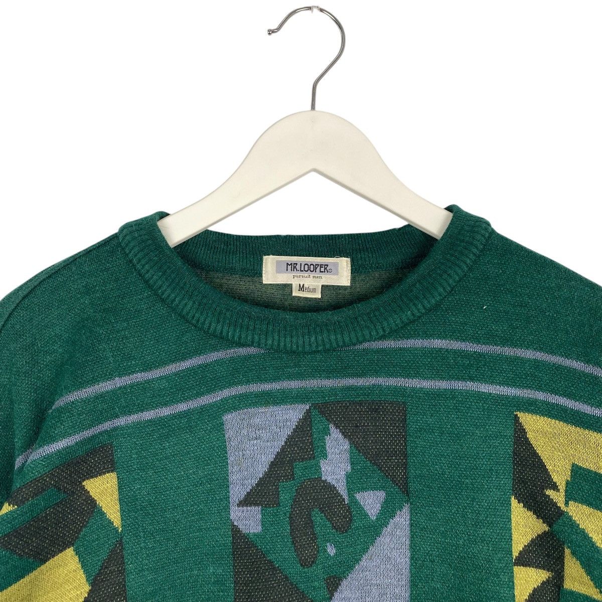 Vintage Vintage Mr.Looper Crewneck Sweatshirt Green Size L Size US L / EU 52-54 / 3 - 4 Thumbnail