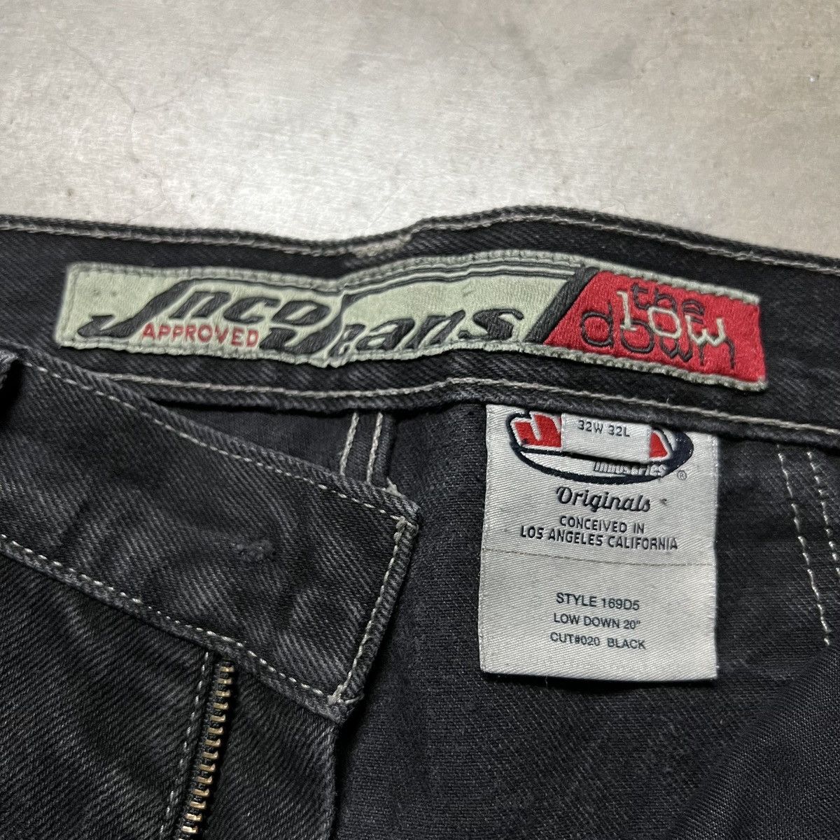 JNCO × Southpole × Vintage Vintage 2000’s JNCO Black BAGGY Wide-Leg Denim Jeans Size US 32 / EU 48 - 9 Thumbnail