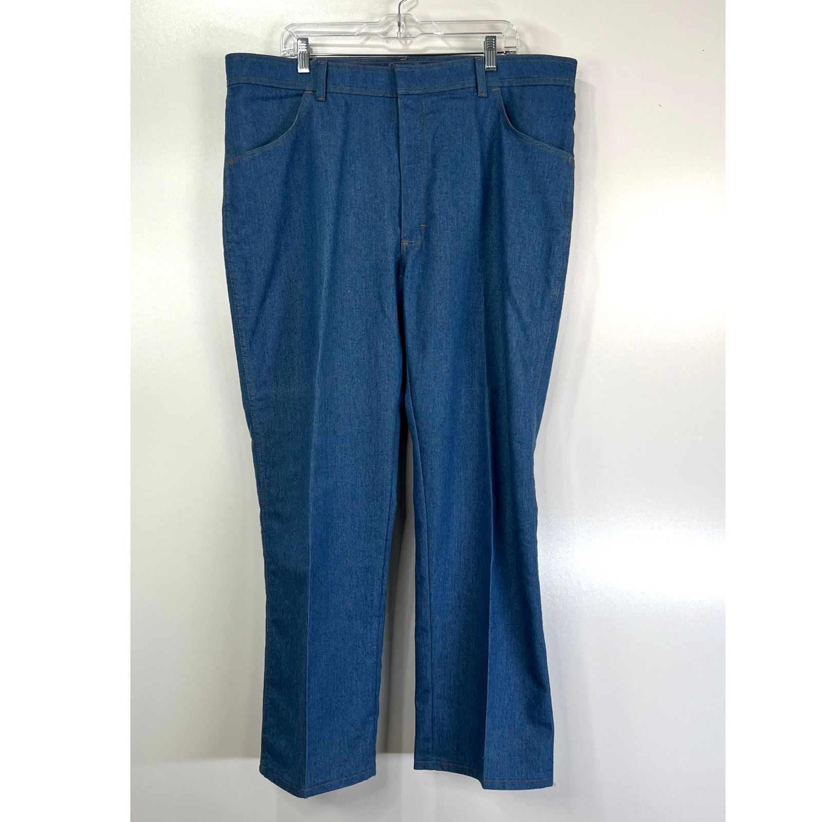 Wrangler Vintage 80s Wrangler Denim Trouser Pants Men's Straight Leg Size US 42 / EU 58 - 10 Thumbnail