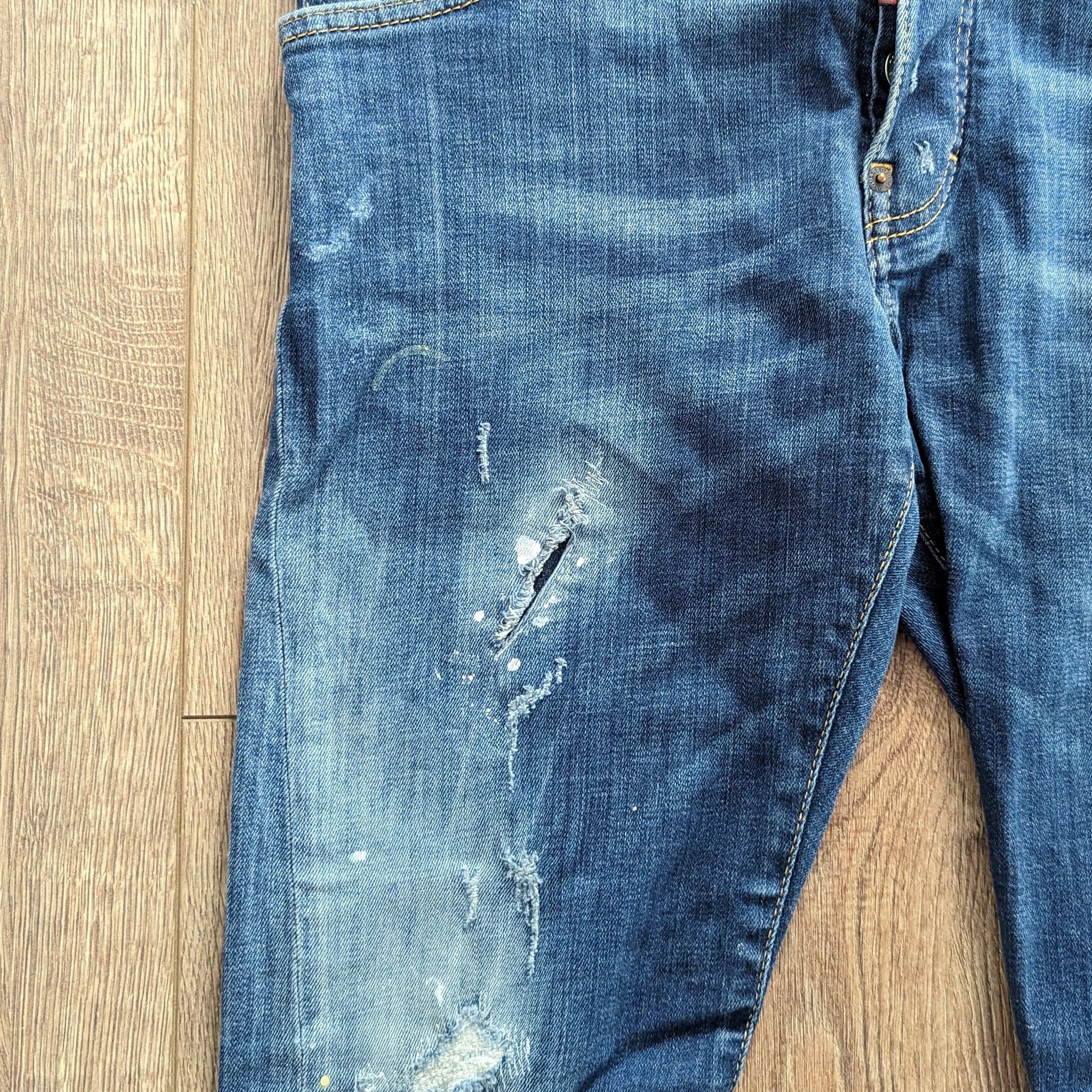 Dsquared2 Dsquared2 Sexy Twist Jeans Men's Blue Pants Made In Italy Size US 32 / EU 48 - 11 Thumbnail