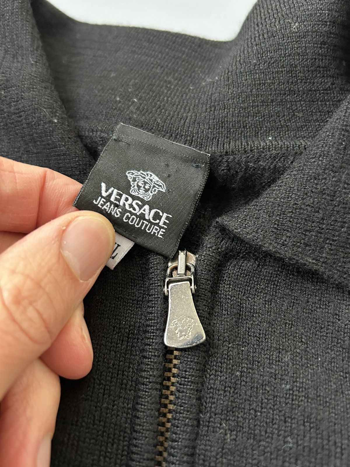 Versace Versace vintage wool sweater Size US XL / EU 56 / 4 - 6 Thumbnail