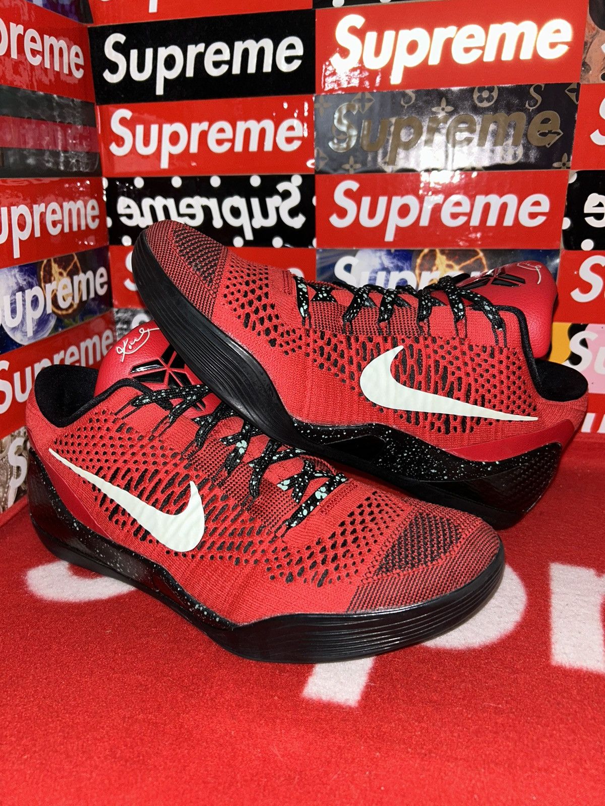 Nike Nike Kobe 9 Elite Low "University Red" 639045-600 11 VNDS Size US 11 / EU 44 - 1 Thumbnail