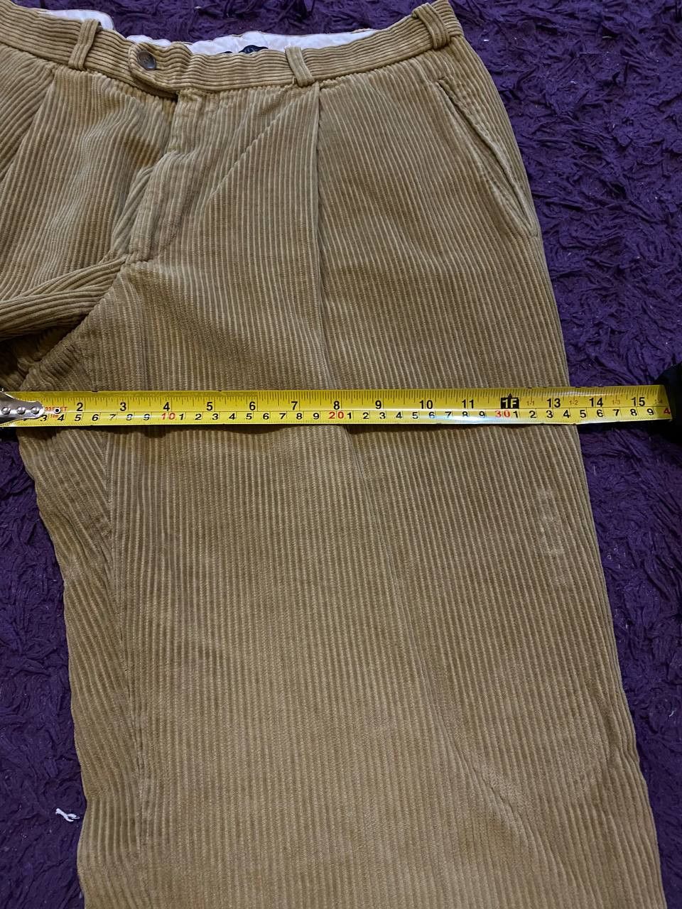 Burberry Vintage Casual Pants beige Burberry luxury super 120's Y2K Size US 33 - 11 Thumbnail