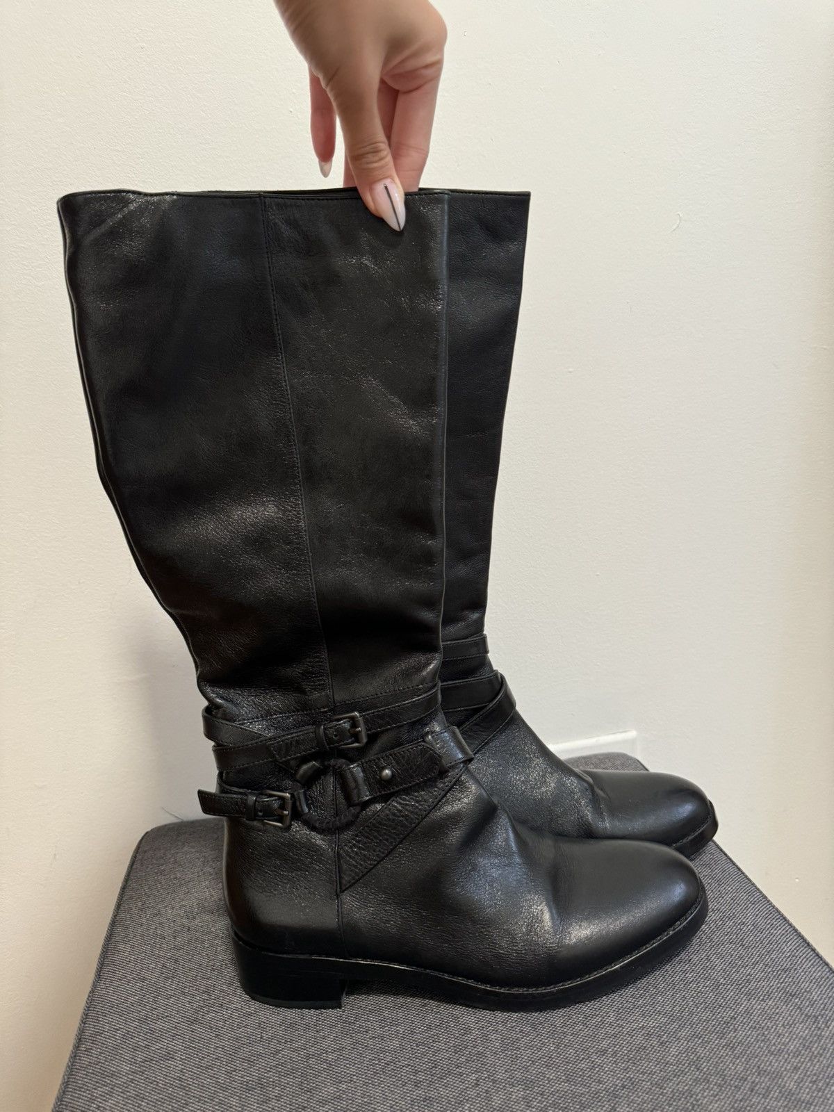Vintage Via Spiga Leather knee high boots Size US 8.5 / IT 38.5 - 2 Thumbnail
