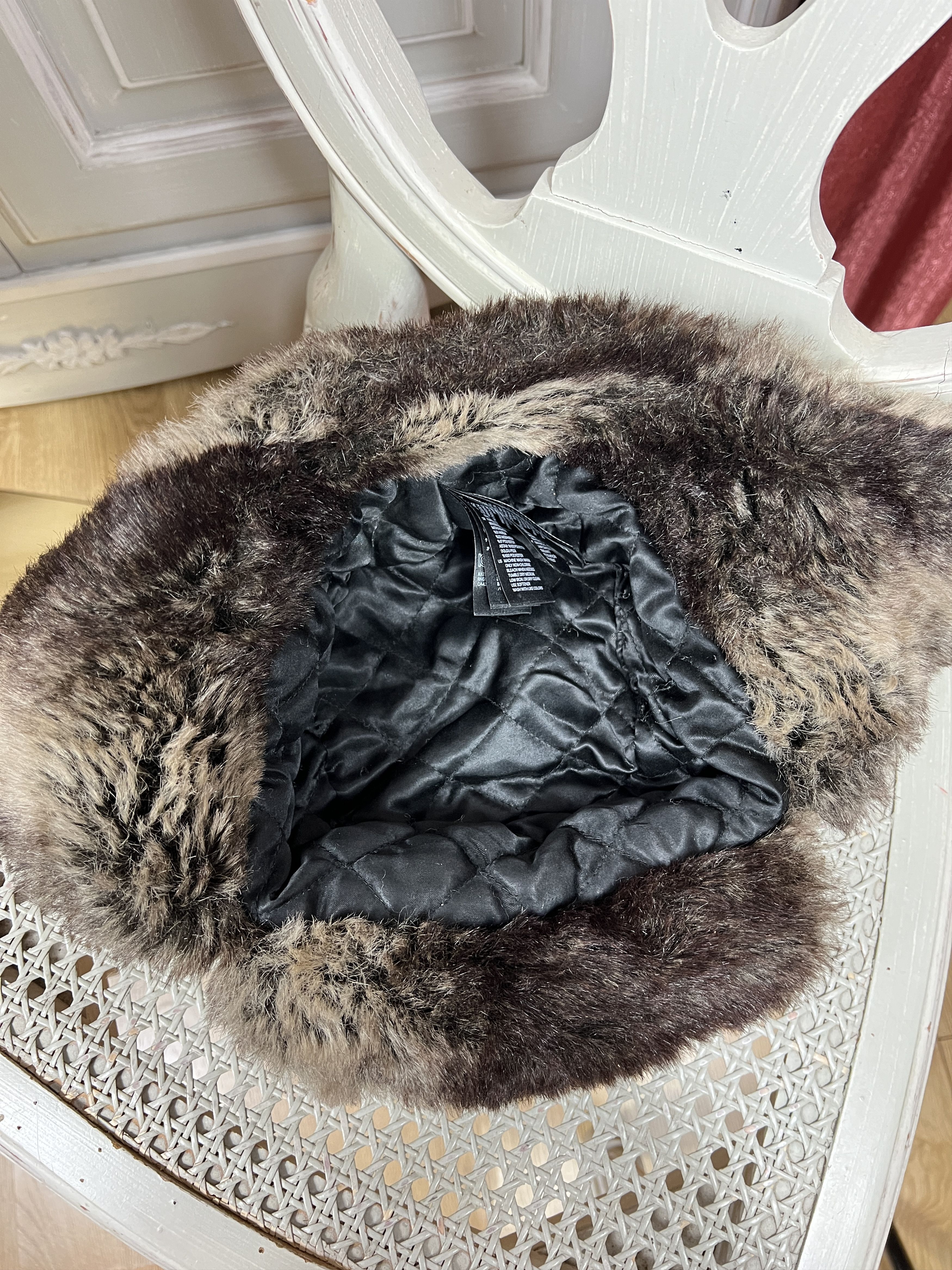 Japanese Brand × Vintage Y2k Faux Fur Ushanka Vintage Fuzzy Warm Trapper hat Size ONE SIZE - 8 Thumbnail