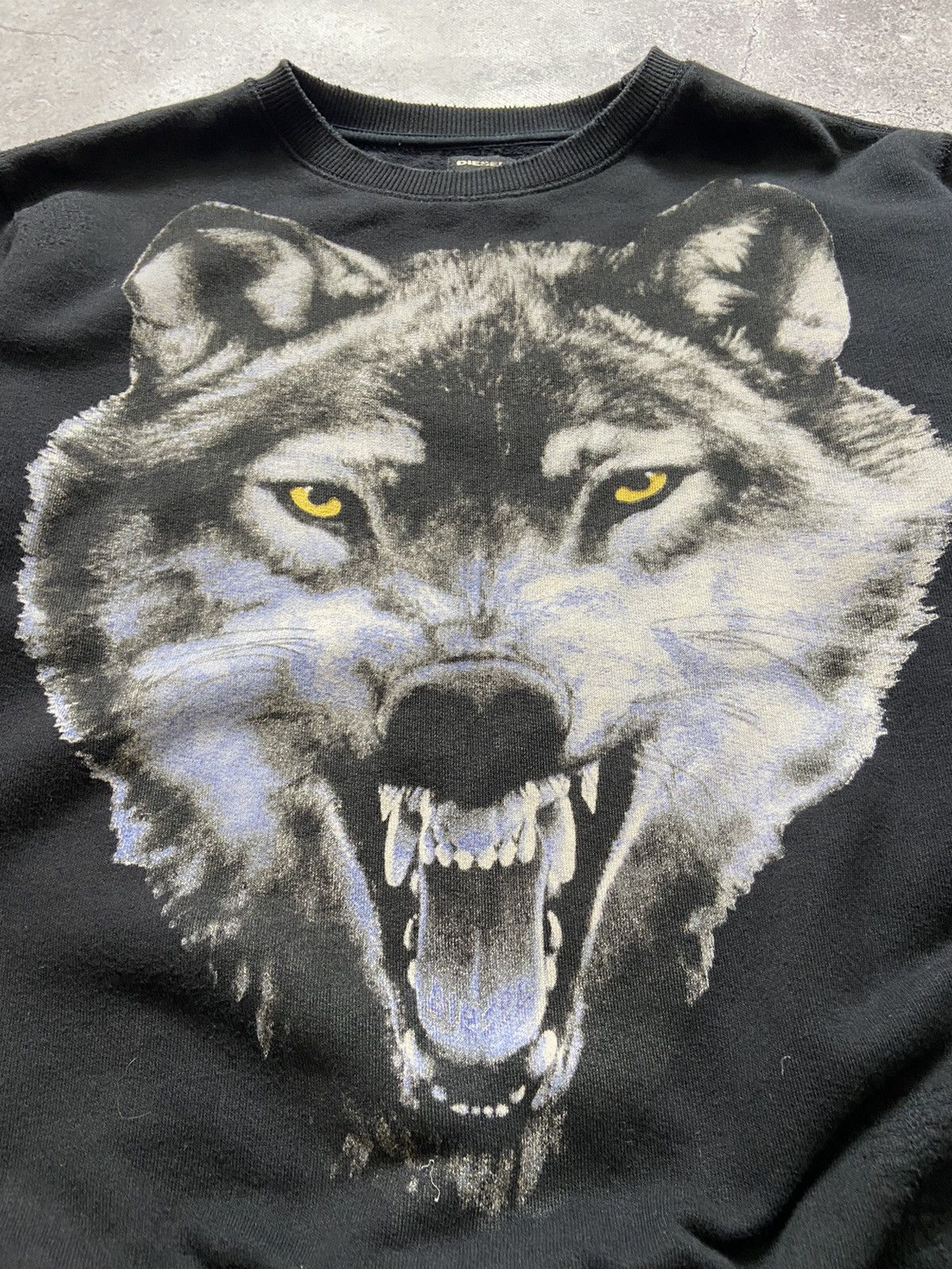 Diesel Rare Diesel big wolf logo sweatshirt diesel 90s Size US S / EU 44-46 / 1 - 2 Thumbnail