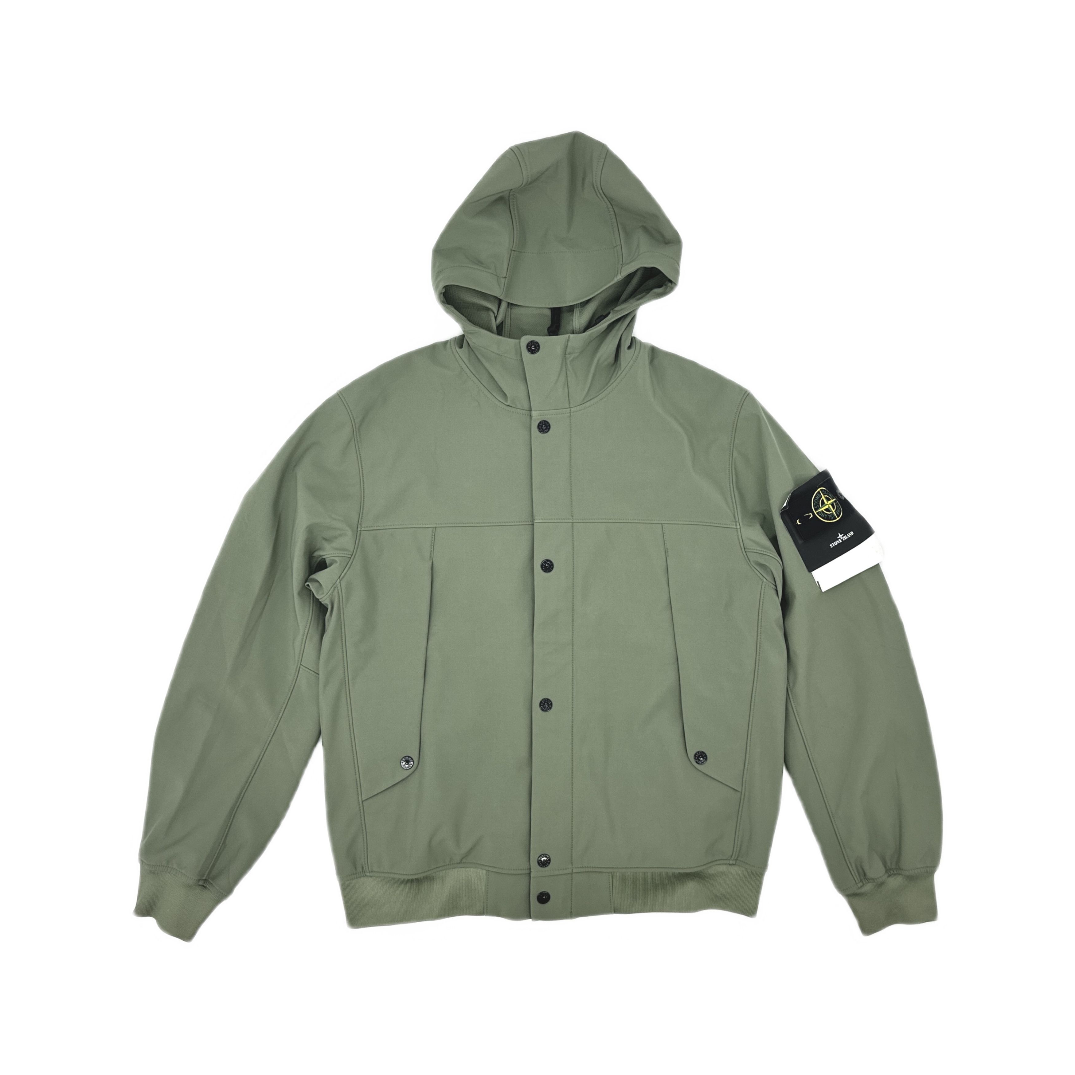 Stone Island Stone Island Soft Shell Hooded Jacket Size L Size US L / EU 52-54 / 3 - 1 Thumbnail