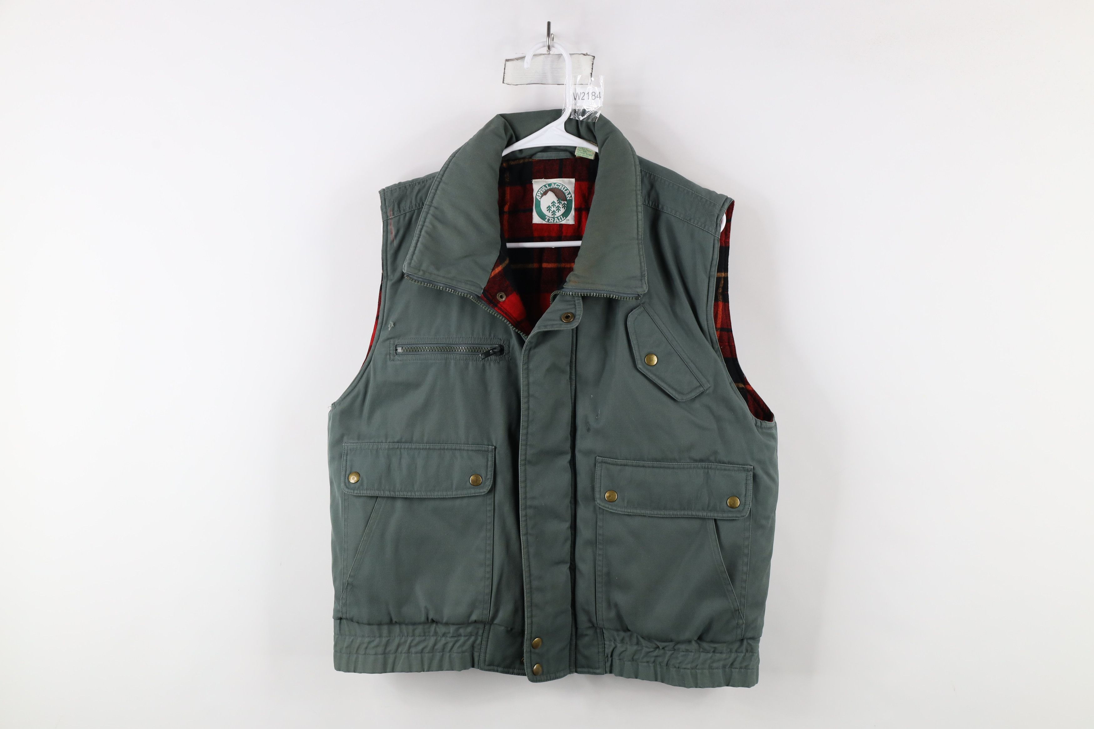 Vintage Vintage 90s Streetwear Lined Full Zip Puffer Vest Jacket Size US M / EU 48-50 / 2 - 1 Thumbnail