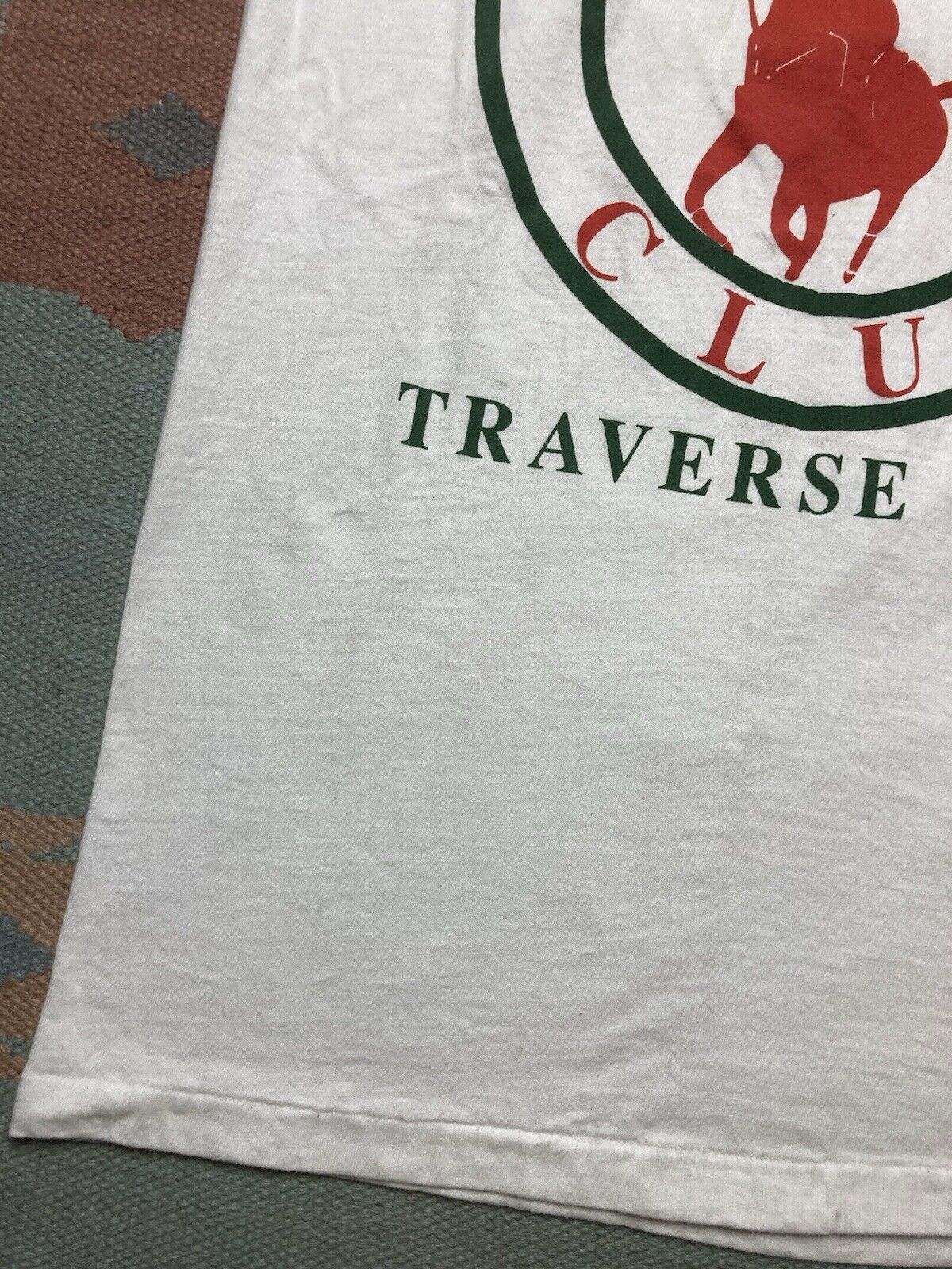 Hanes × Vintage VTG 80s t shirt polo club traverse city Michigan horse M Size US M / EU 48-50 / 2 - 2 Thumbnail