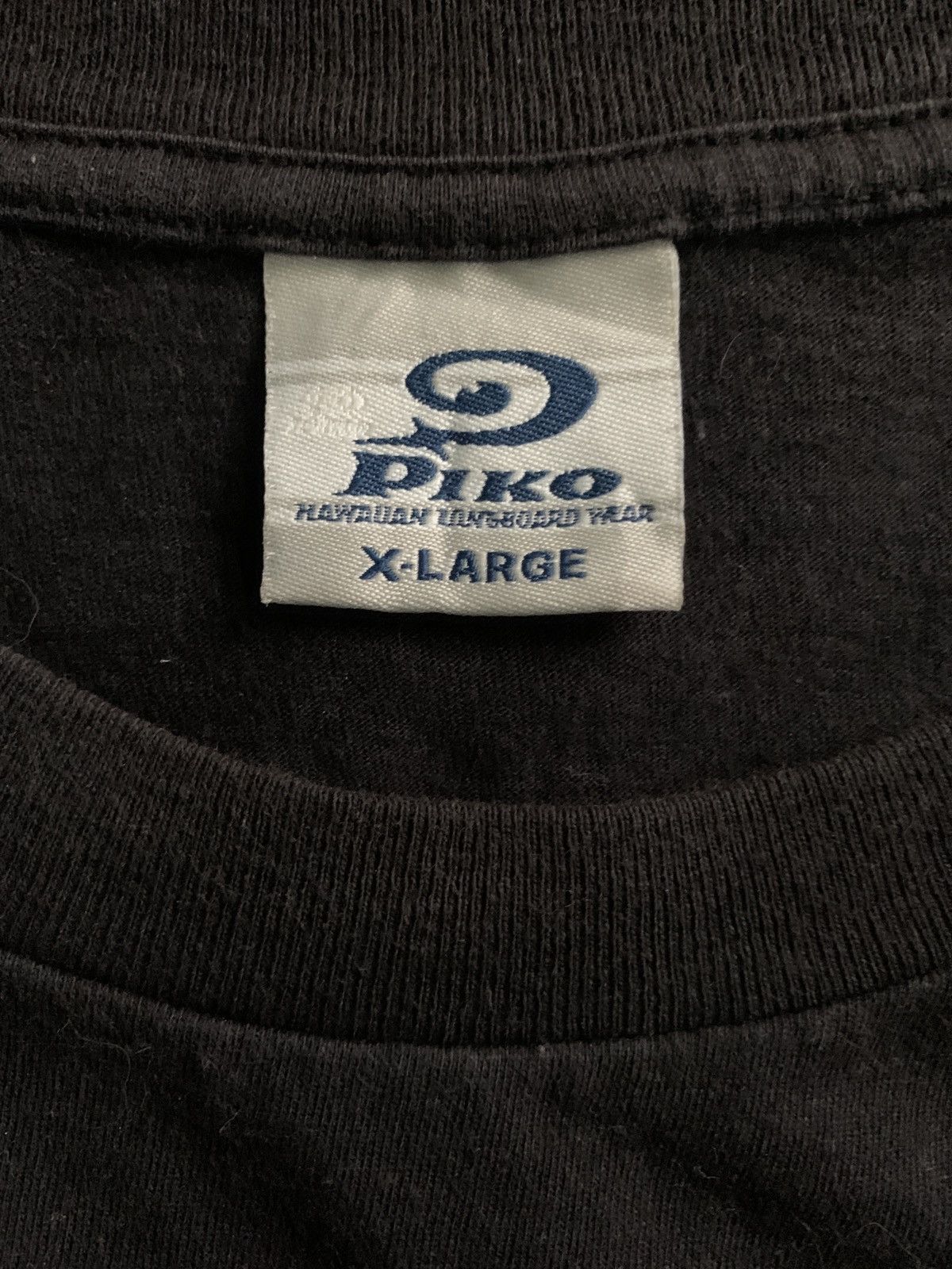 Vintage 90s Piko Hawaii Longboard wear t-shirt Size US XL / EU 56 / 4 - 5 Thumbnail