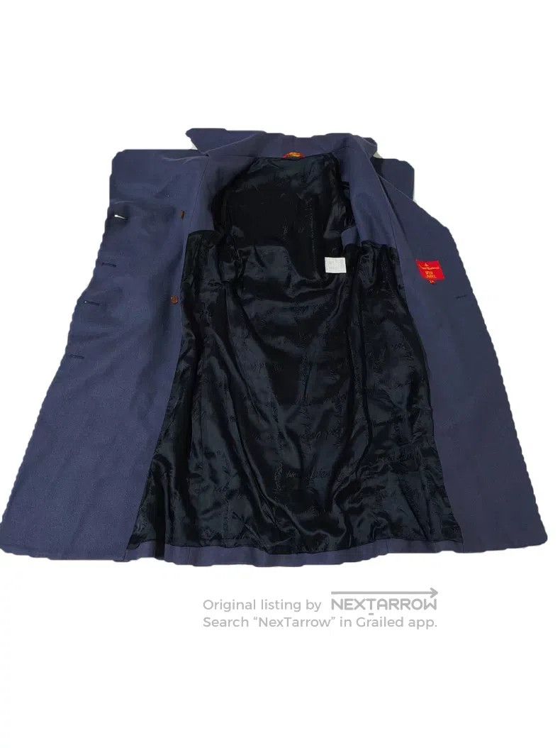 Vivienne Westwood Vivienne Westwood Navy Blue Witch Asymmetrical Wool Overco Size XS / US 0-2 / IT 36-38 - 3 Thumbnail