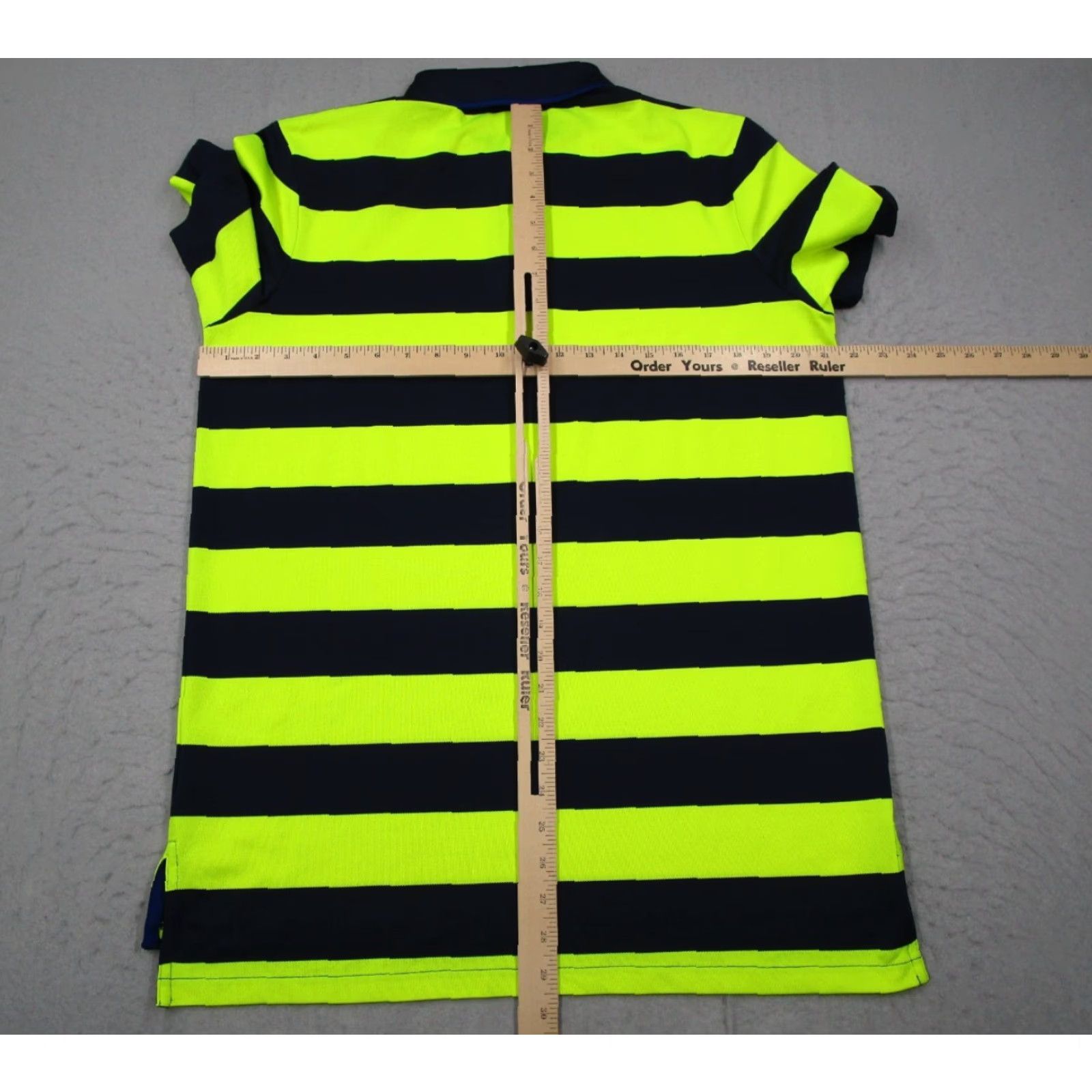RLX Ralph Lauren RLX Ralph Lauren Shirt Mens Medium Yellow Striped Polo Performance Resort Golf Size US M / EU 48-50 / 2 - 6 Thumbnail