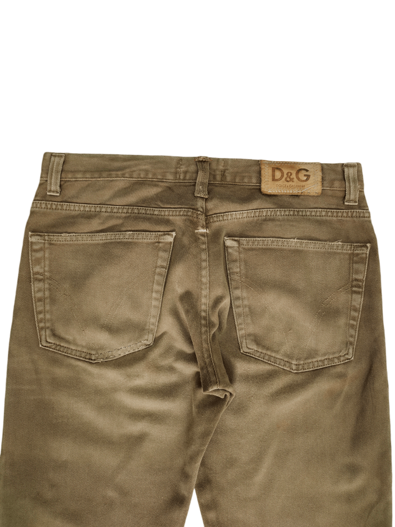 Dolce & Gabbana Dolce & Gabbana Brown Faded Distress Denim Pants Size US 32 / EU 48 - 11 Thumbnail