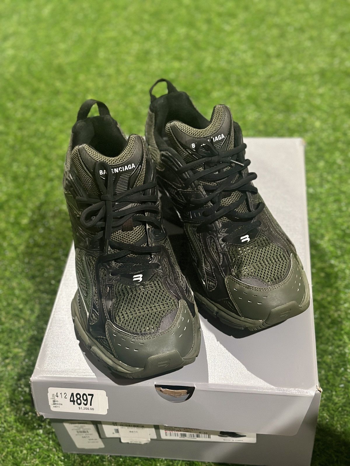 Balenciaga Size 11 - Balenciaga Expander Green Size US 11 / EU 44 - 3 Thumbnail