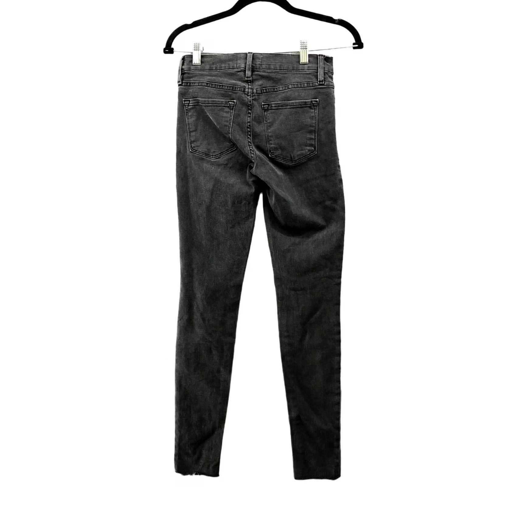 Frame VINTAGE FRAME Le Skinny De Jeanne Jeans Womens Size 25 Muddywaters Washed Black Jeans 5-Pocket Distressed Stretch Womens Medium Boysen Black MESSAGE: Size 42" / US 20 - 2 Thumbnail