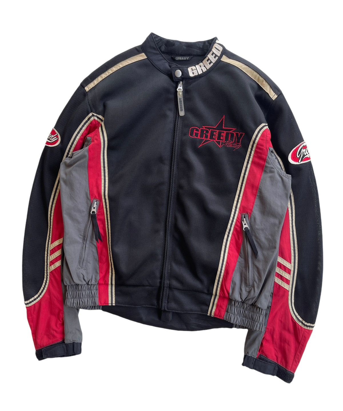 Vintage Vintage Greedy Racing Bikers Jacket Size US M / EU 48-50 / 2 - 5 Thumbnail