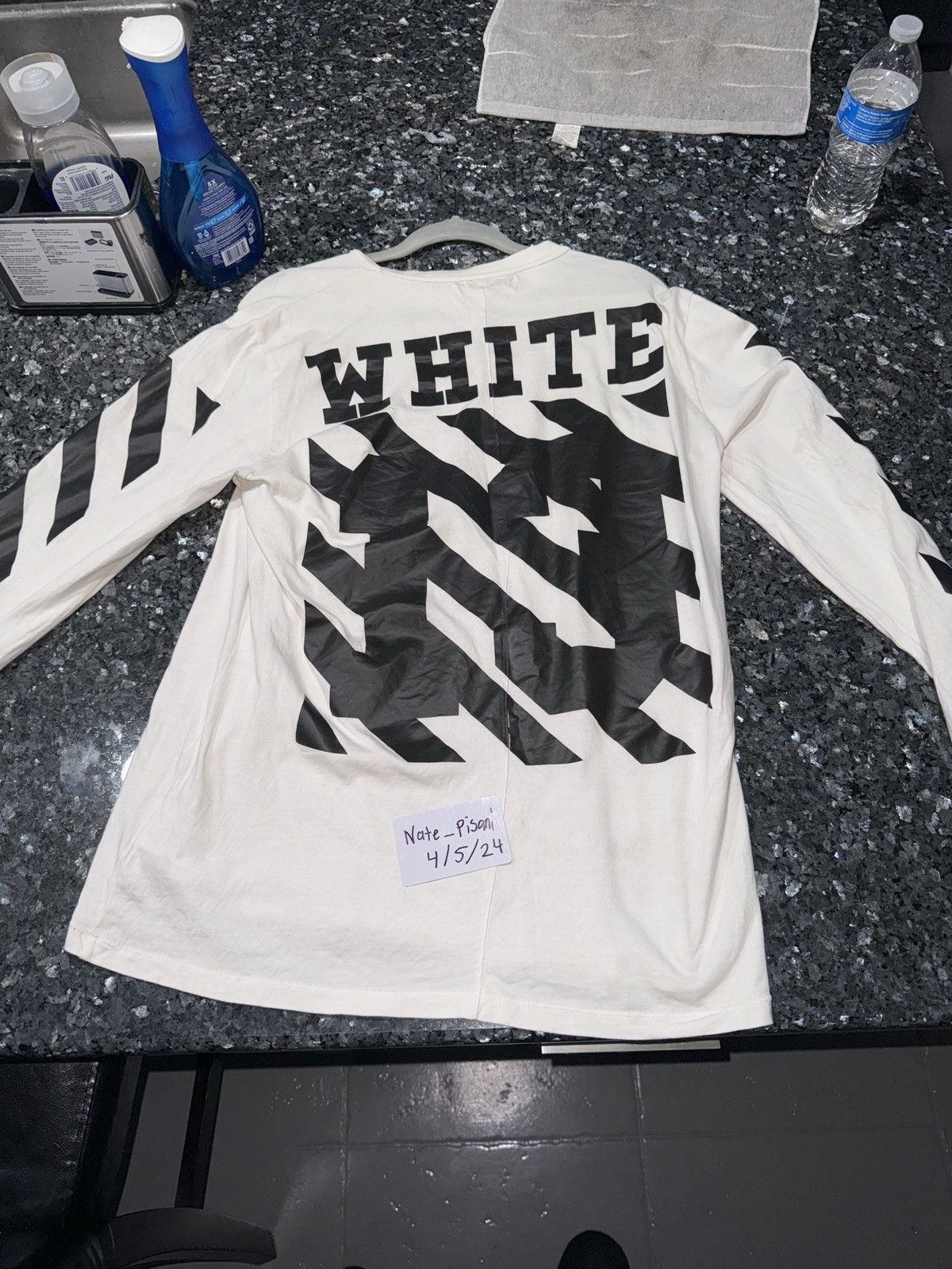 Off-White Off white long sleeve black and white Size US L / EU 52-54 / 3 - 5 Thumbnail