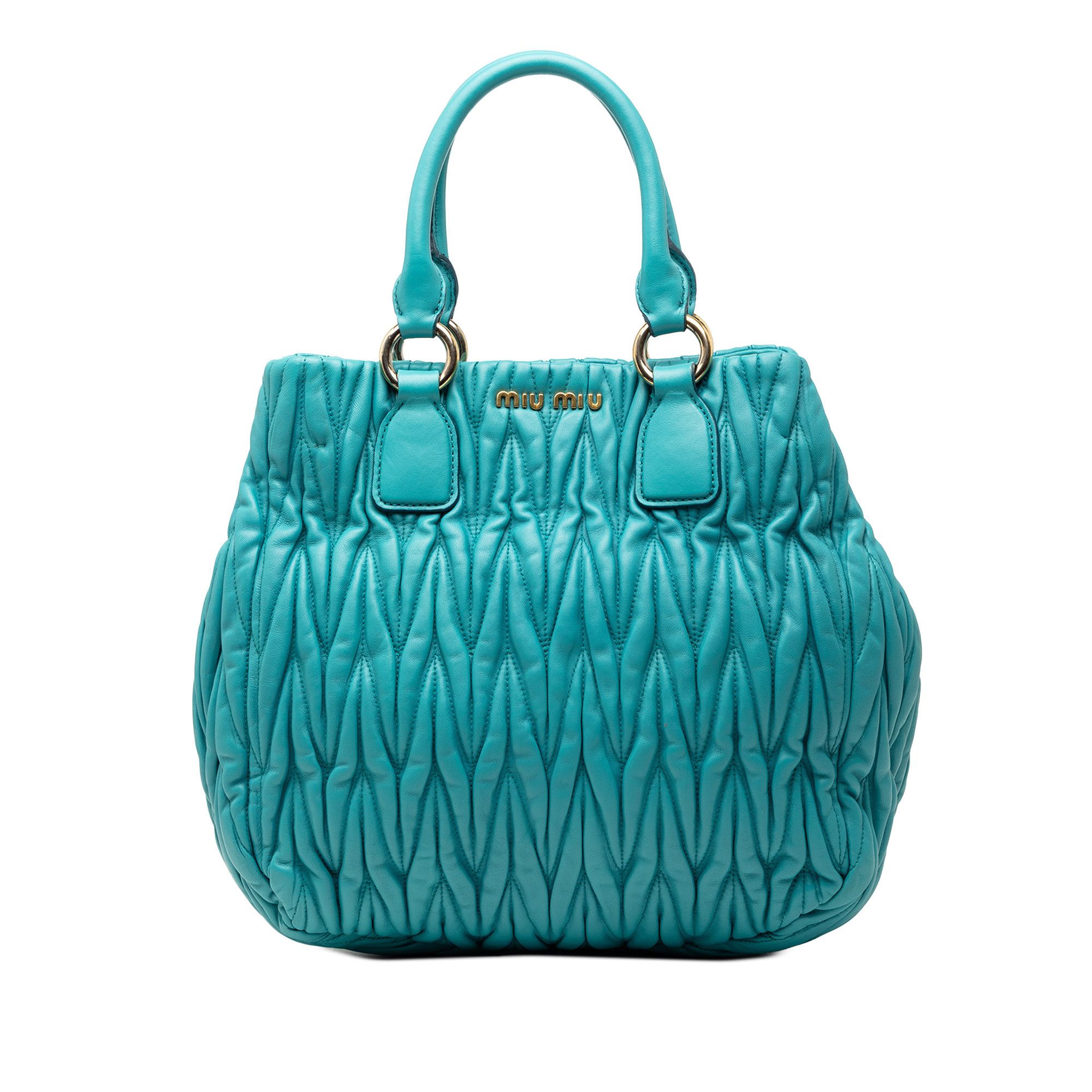 Miu Miu Miu Miu Matelasse Nappa Tote Size ONE SIZE - 1 Thumbnail