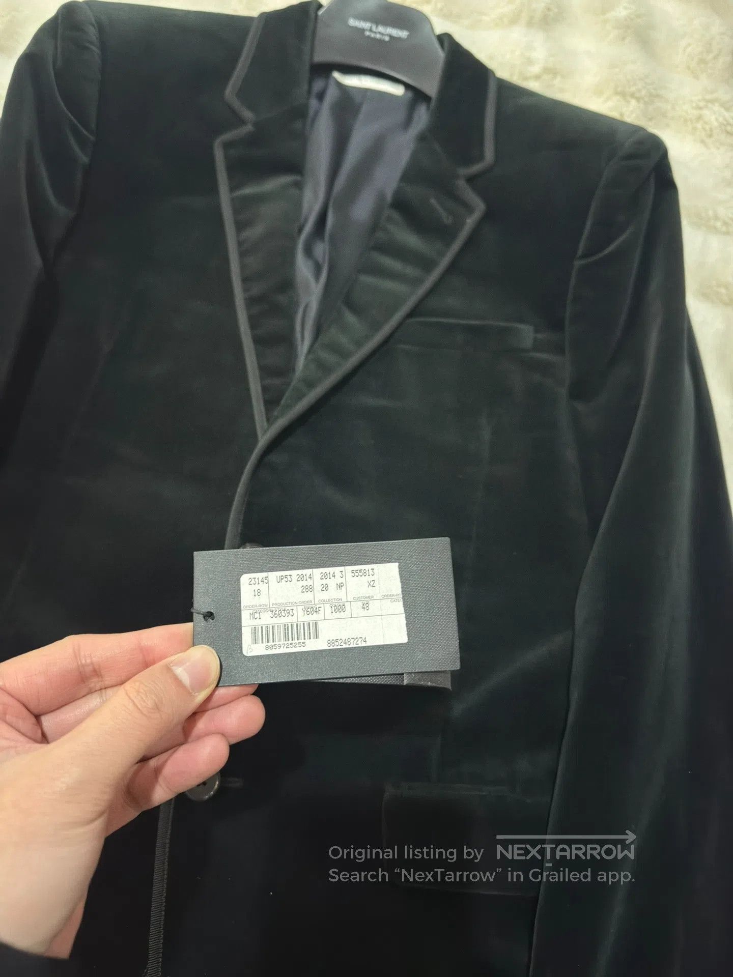 Saint Laurent Paris Saint Laurent Paris Original Year Black Velvet Suit| Size US M / EU 48-50 / 2 - 3 Thumbnail