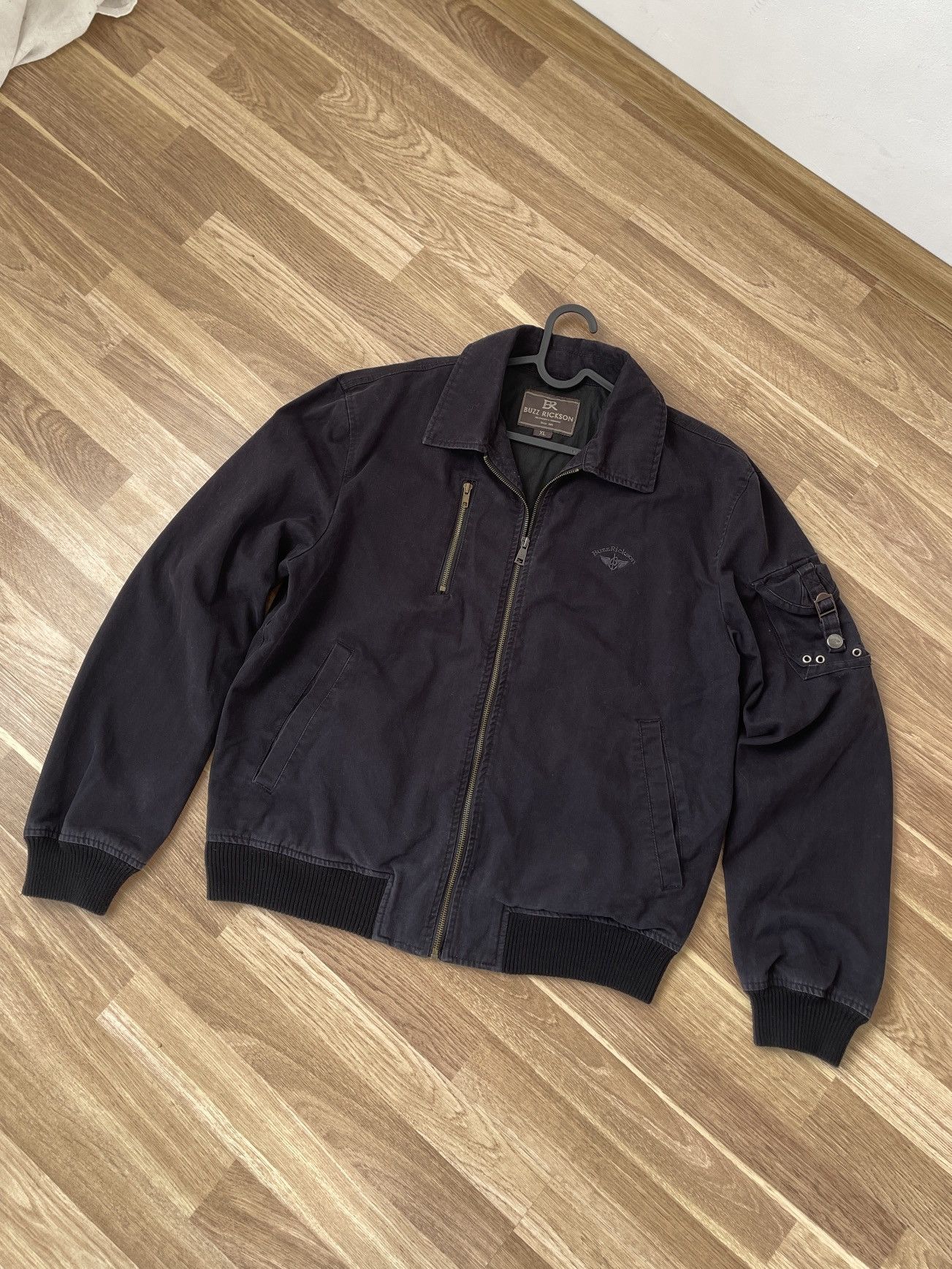 Buzz Rickson's Buzz Rickson Men’s Cotton Navy Bomber Jacket Size XL Size XL / US 12-14 / IT 48-50 - 5 Thumbnail