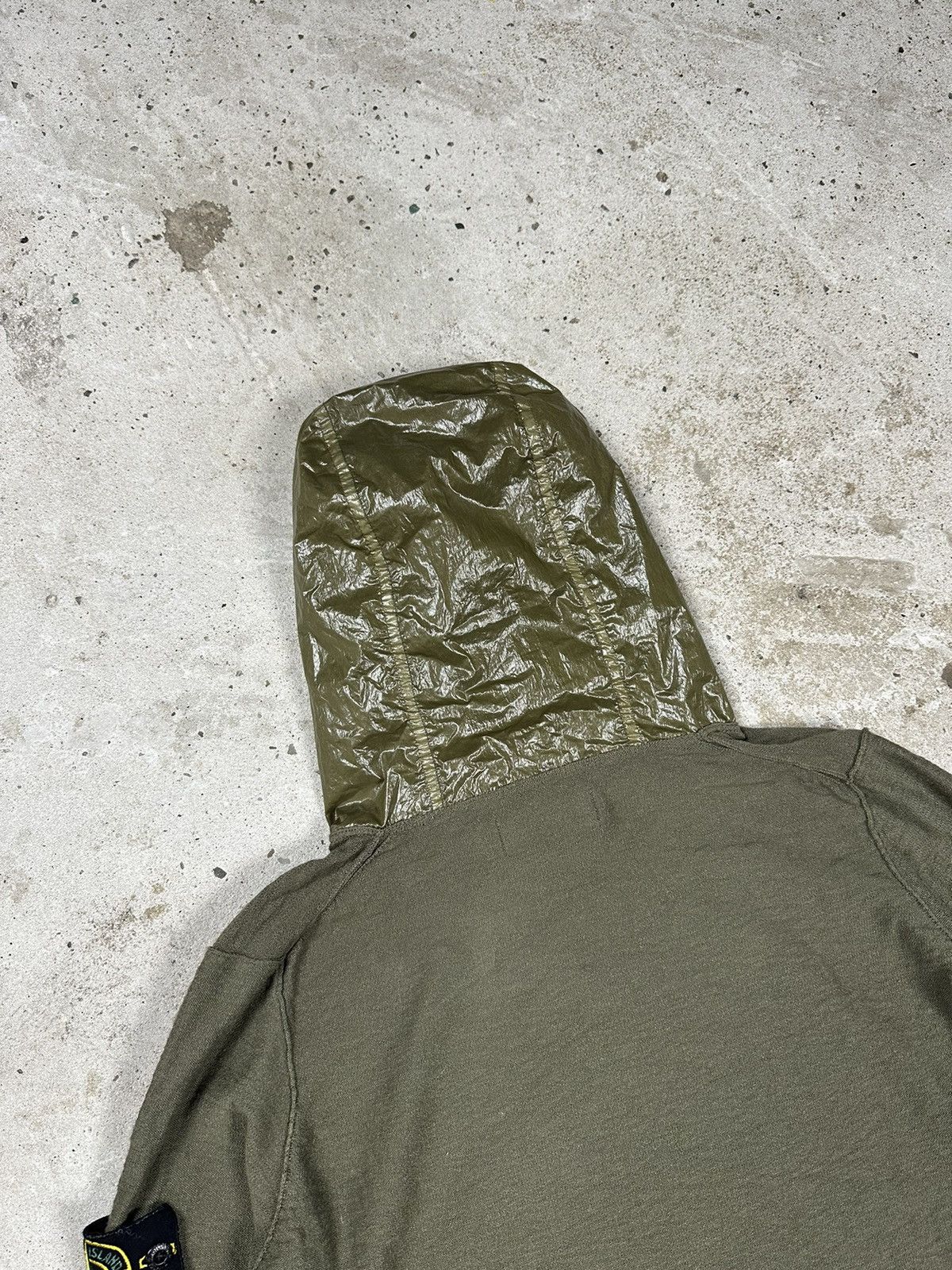 Massimo Osti × Stone Island Stone Island Nylon Hooded Knit Sweater Khaki Size US S / EU 44-46 / 1 - 15 Thumbnail
