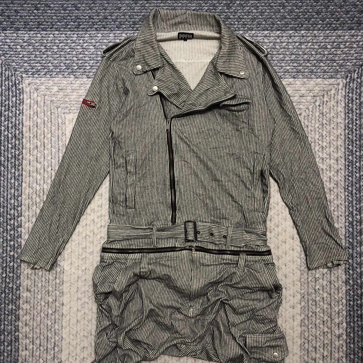 Japanese Brand × PPFM × Seditionaries Rare Distressed PPFM Punk Overall Jacket Size US XS / EU 42 / 0 - 1 Thumbnail