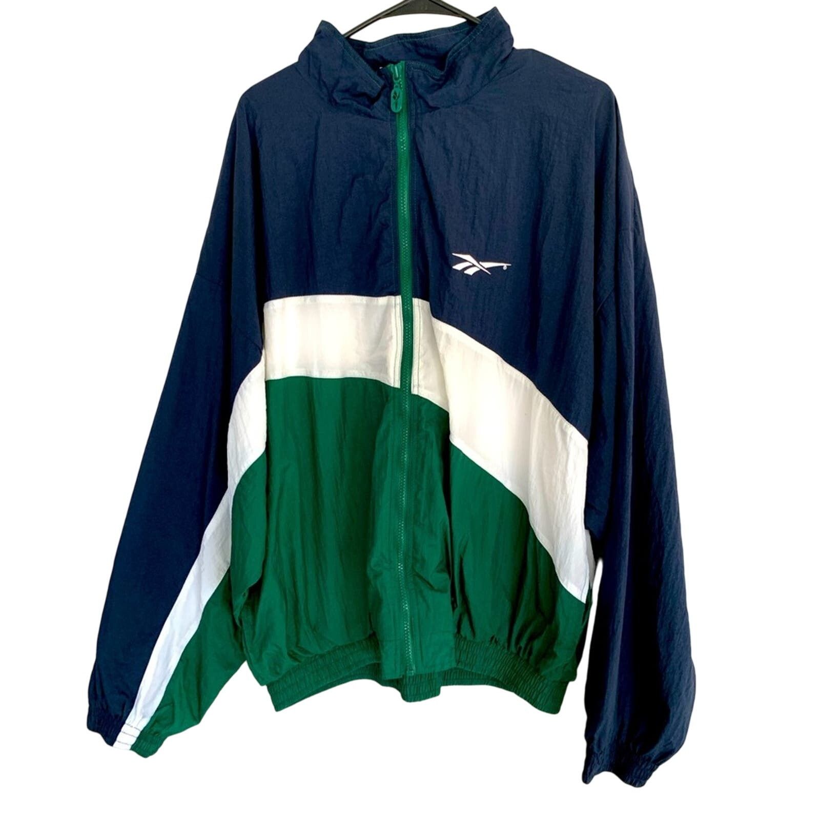 VINTAGE NWT REEBOK CLASSIC WINDBREAKER MENS JACKET