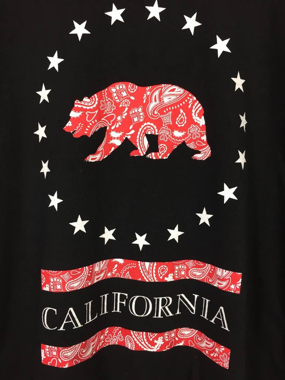 California Republic × Vintage California Republic Grizzly Bear Red Bandana Logo Tee Size US XL / EU 56 / 4 - 4 Thumbnail
