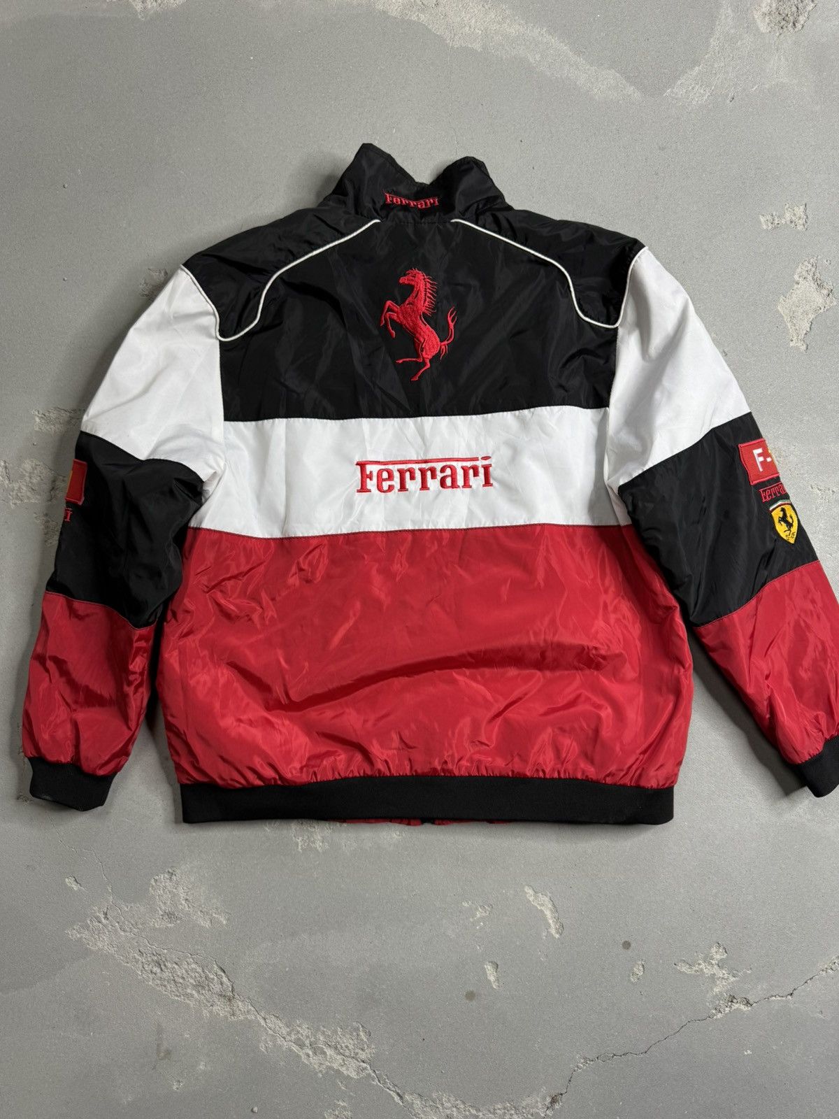 Vintage Vintage Ferrari Bomber Jacket Racing Size US M / EU 48-50 / 2 - 2 Thumbnail