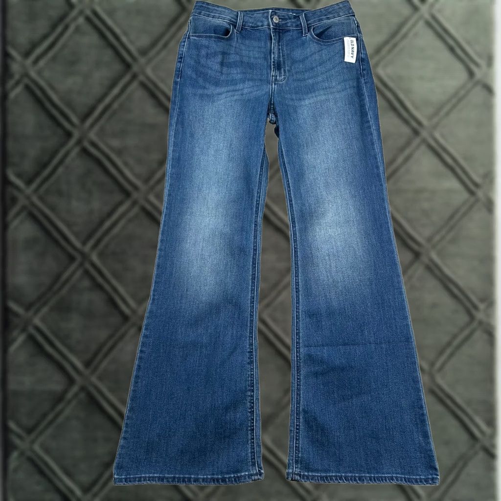Old Navy Old Navy Jeans Womens 8 High Rise Flare Bell Bottom Denim Blue Size 30" / US 8 / IT 44 - 1 Thumbnail