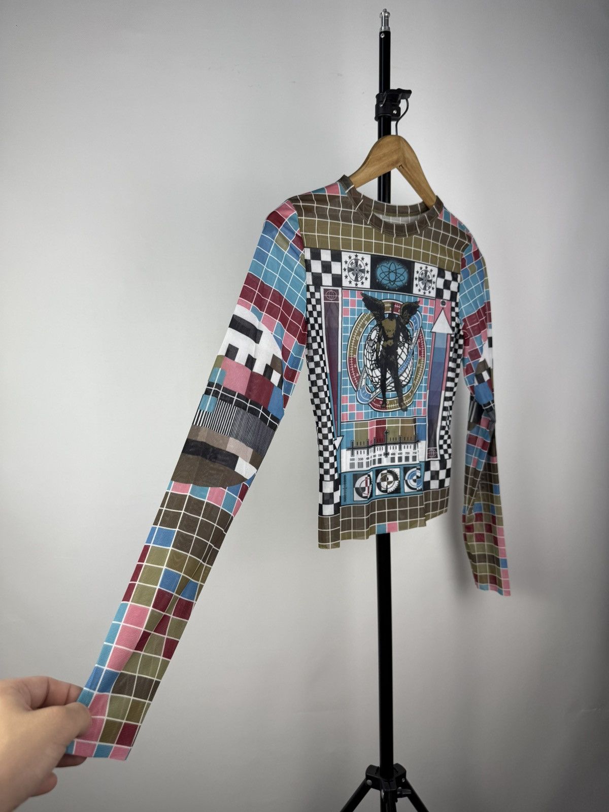 Japanese Brand Style❗️Save The Queen Jean Paul Gaultier Mesh Blouses Size M / US 6-8 / IT 42-44 - 2 Thumbnail
