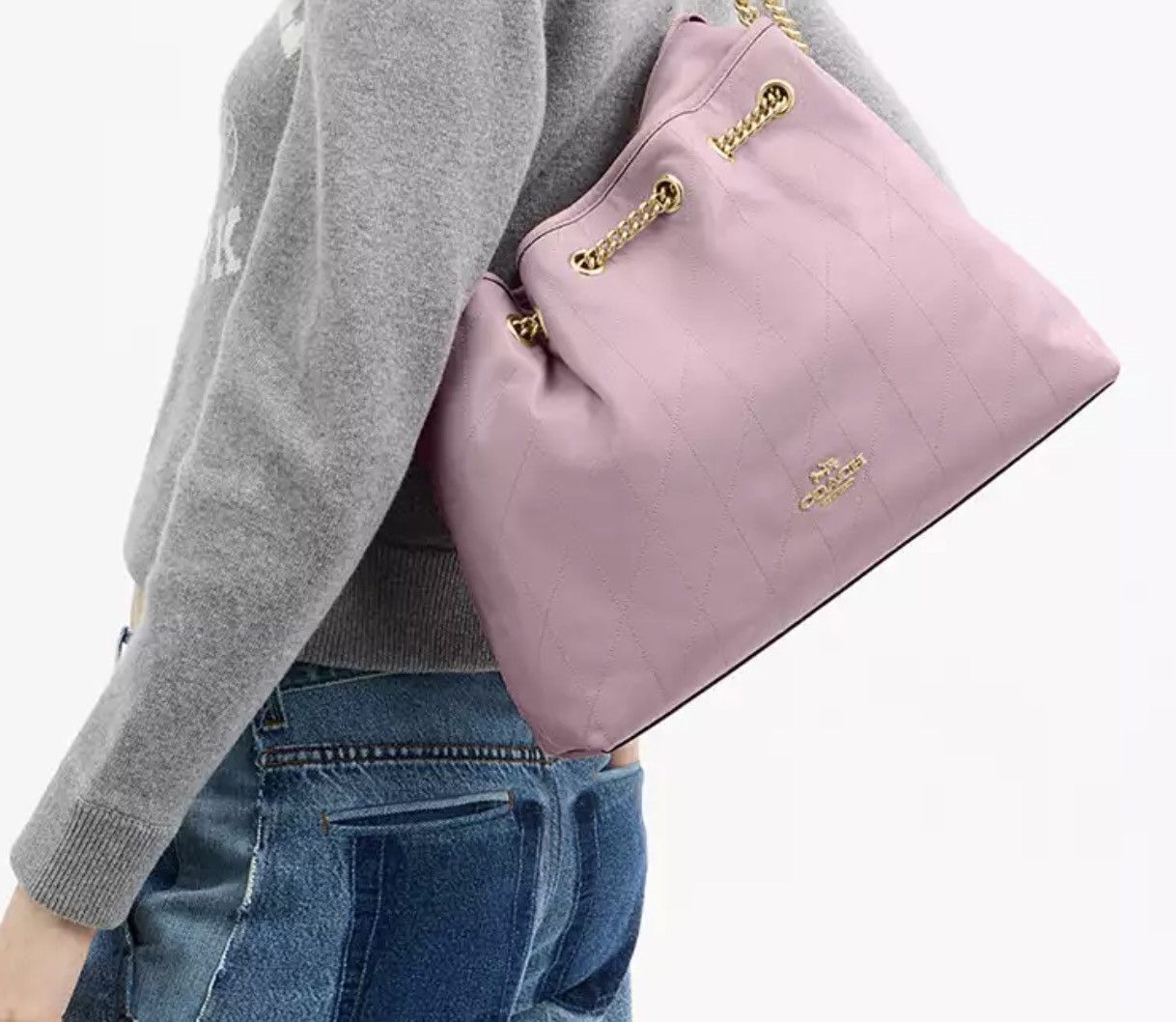 Coach Evelyn Shoulder Bag With Quilting CDR00 Size ONE SIZE - 8 Thumbnail