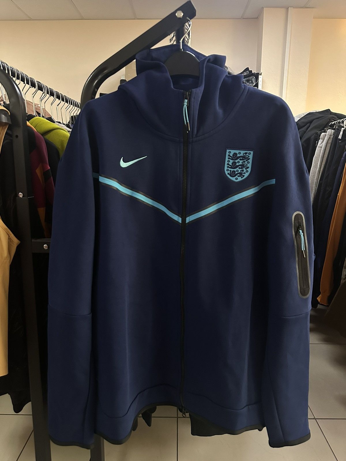 Nike Nike tech fleece zip hoodie Soccer England size XXL Size US XXL / EU 58 / 5 - 2 Thumbnail